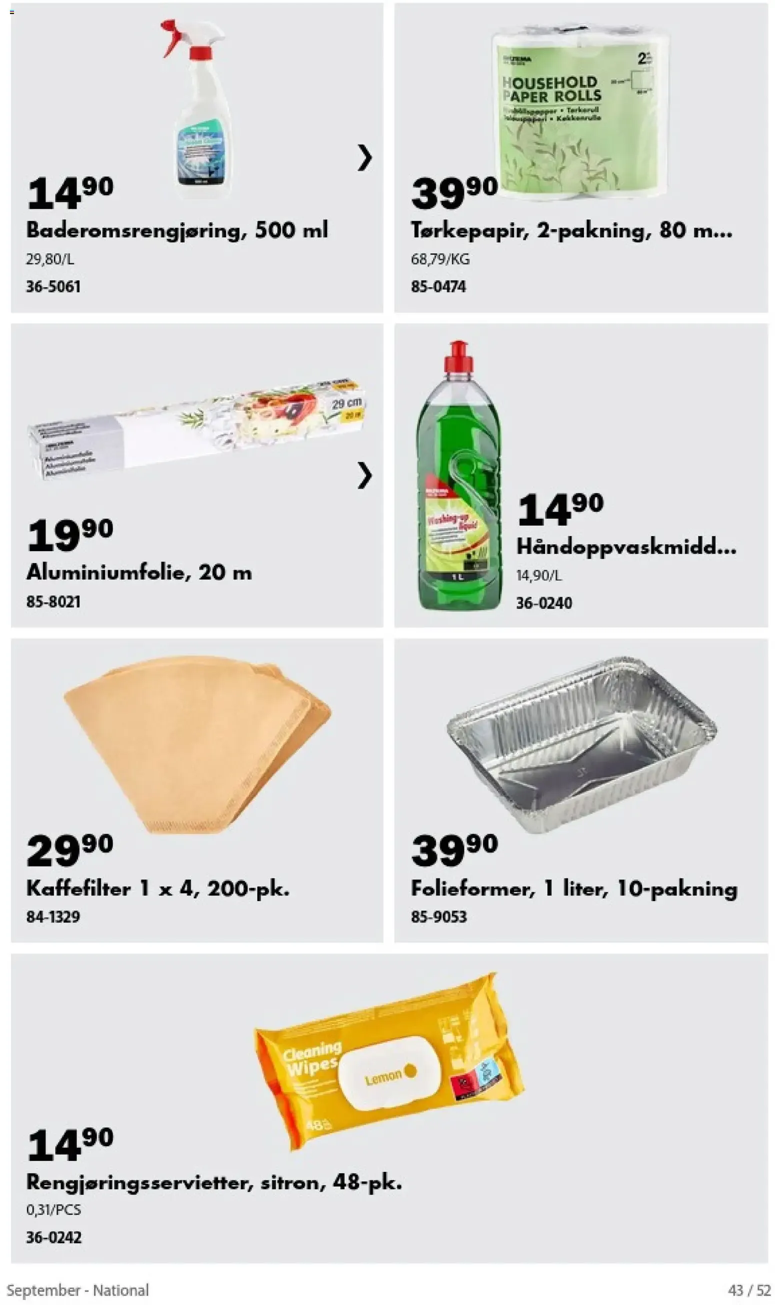 Biltema fra 1. september til 30. september 2026 - kundeavisside 43