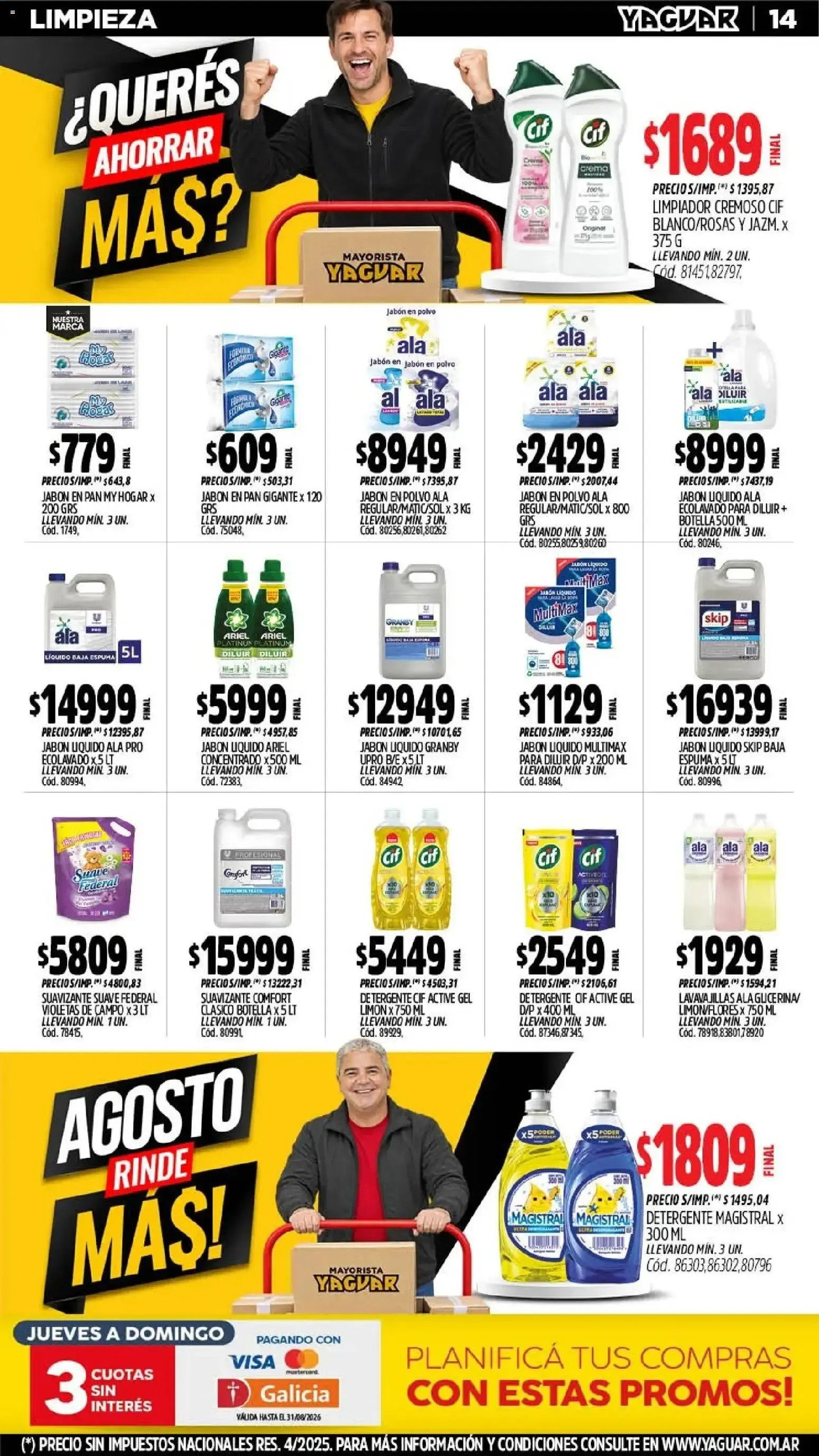 Ofertas de Yaguar - Oferta Semanal General Roca del 24/08/2026 - 29/08/2026 24 de agosto al 29 de agosto 2026 - Página 14 del catálogo