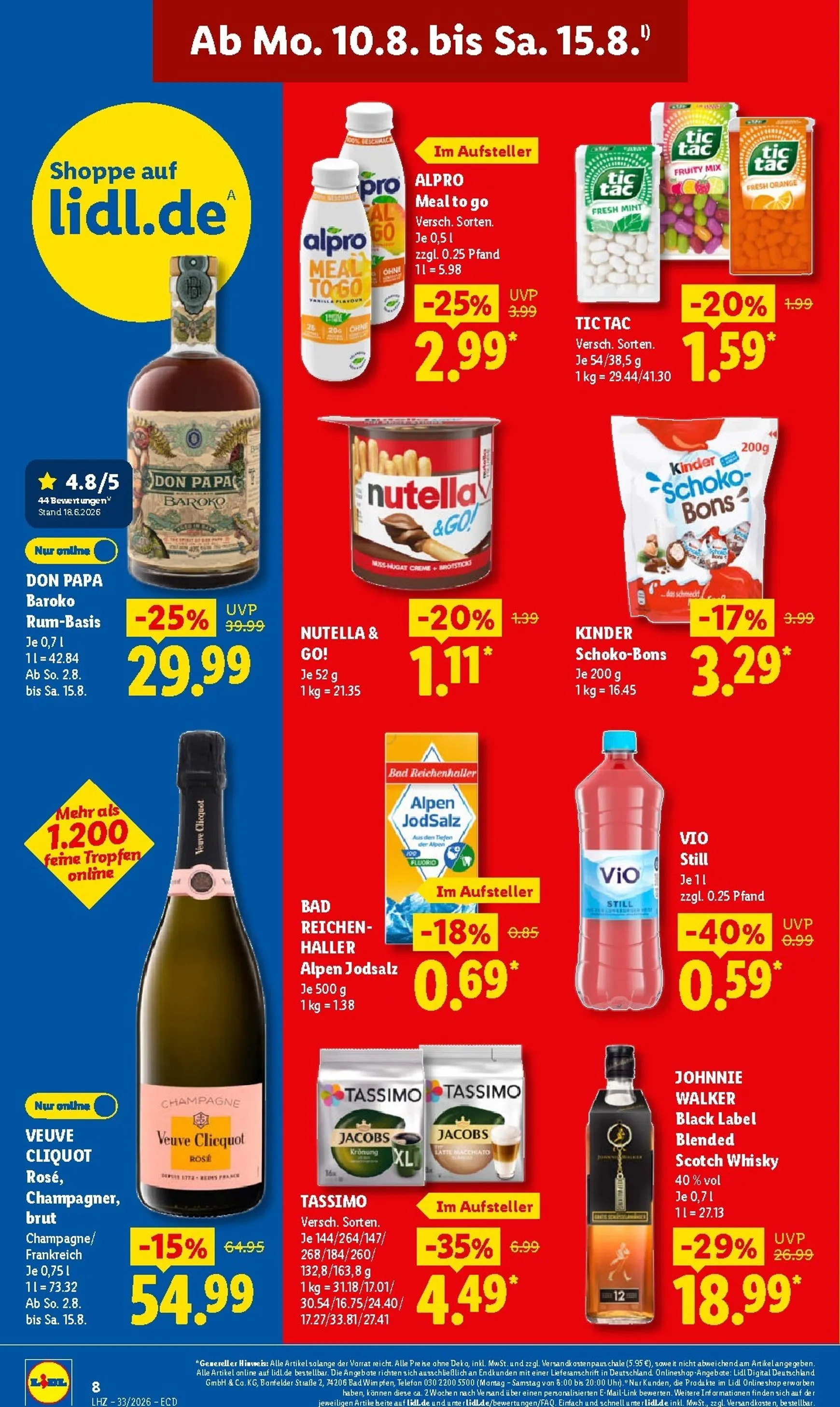 Lidl Prospekt - Ab Mo. 10.8. bis Sa. 15.8. von 10. August bis 15. August 2026 - Prospekt seite 21