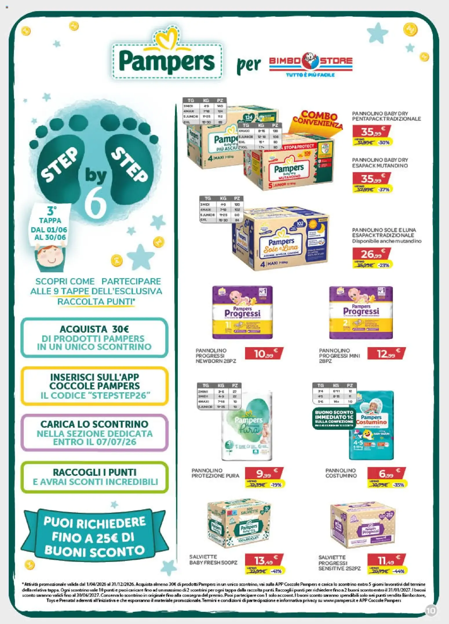 Bimbo store volantino dal 11/06/2026 - online Offerte da 11 giugno a 1 luglio di 2026 - Pagina del volantino 10