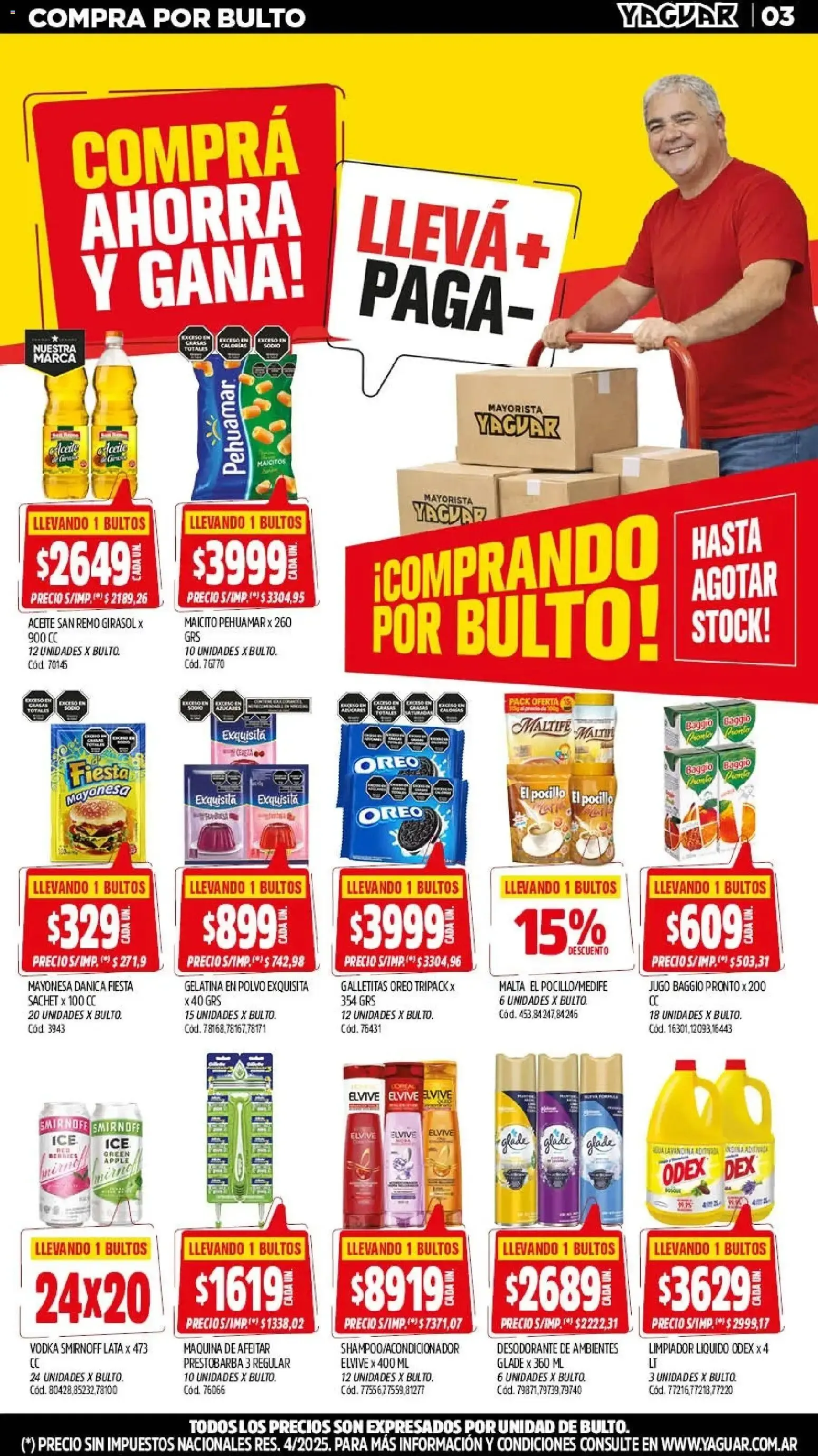 Ofertas de Yaguar - Oferta Semanal Chaco del 03/08/2026 - 08/08/2026 3 de agosto al 8 de agosto 2026 - Página 3 del catálogo