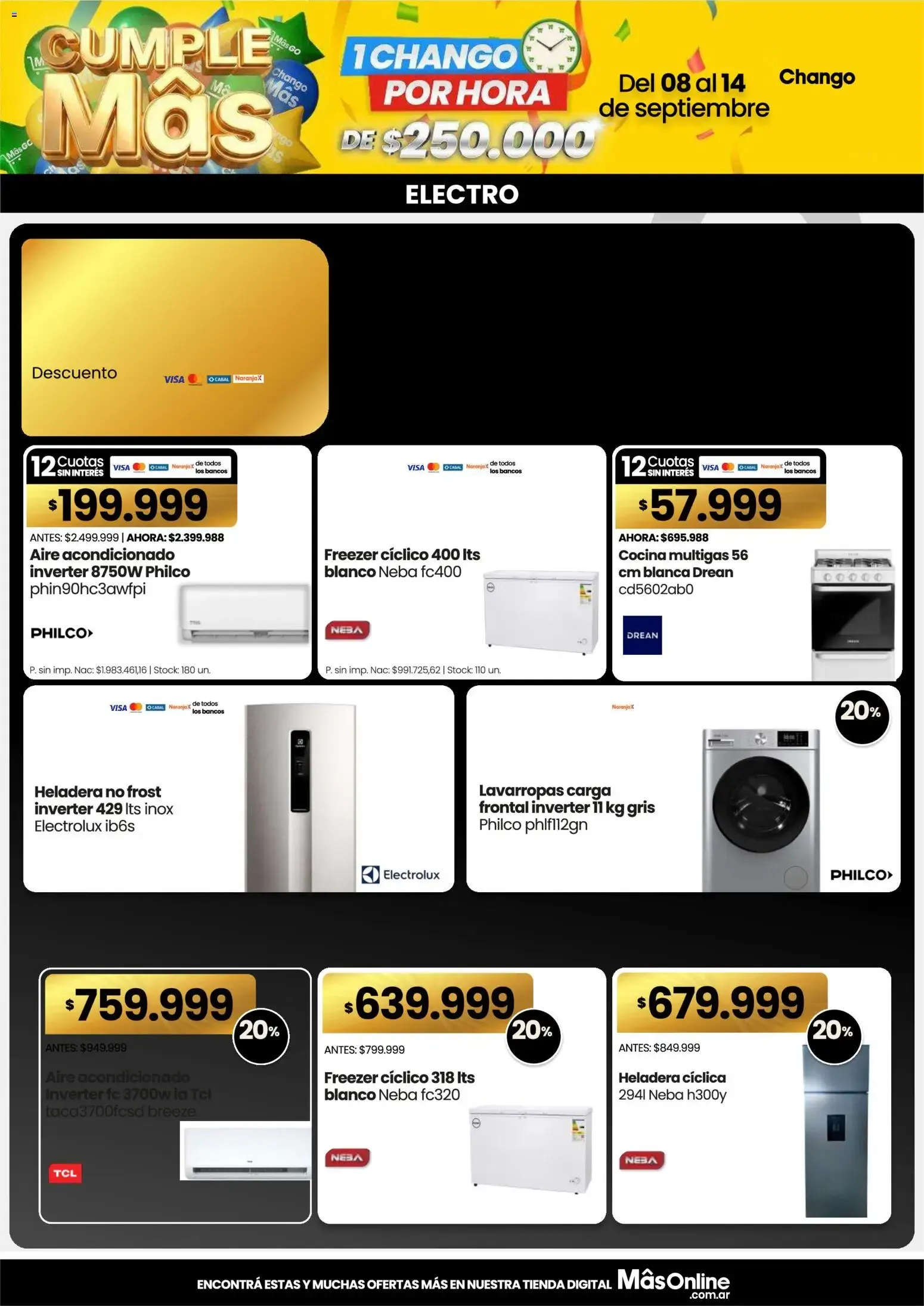Ofertas de Changomas Ofertas || del 08/09/2026 - 14/09/2026 || Catálogo 8 de septiembre al 14 de septiembre 2026 - Página 8 del catálogo