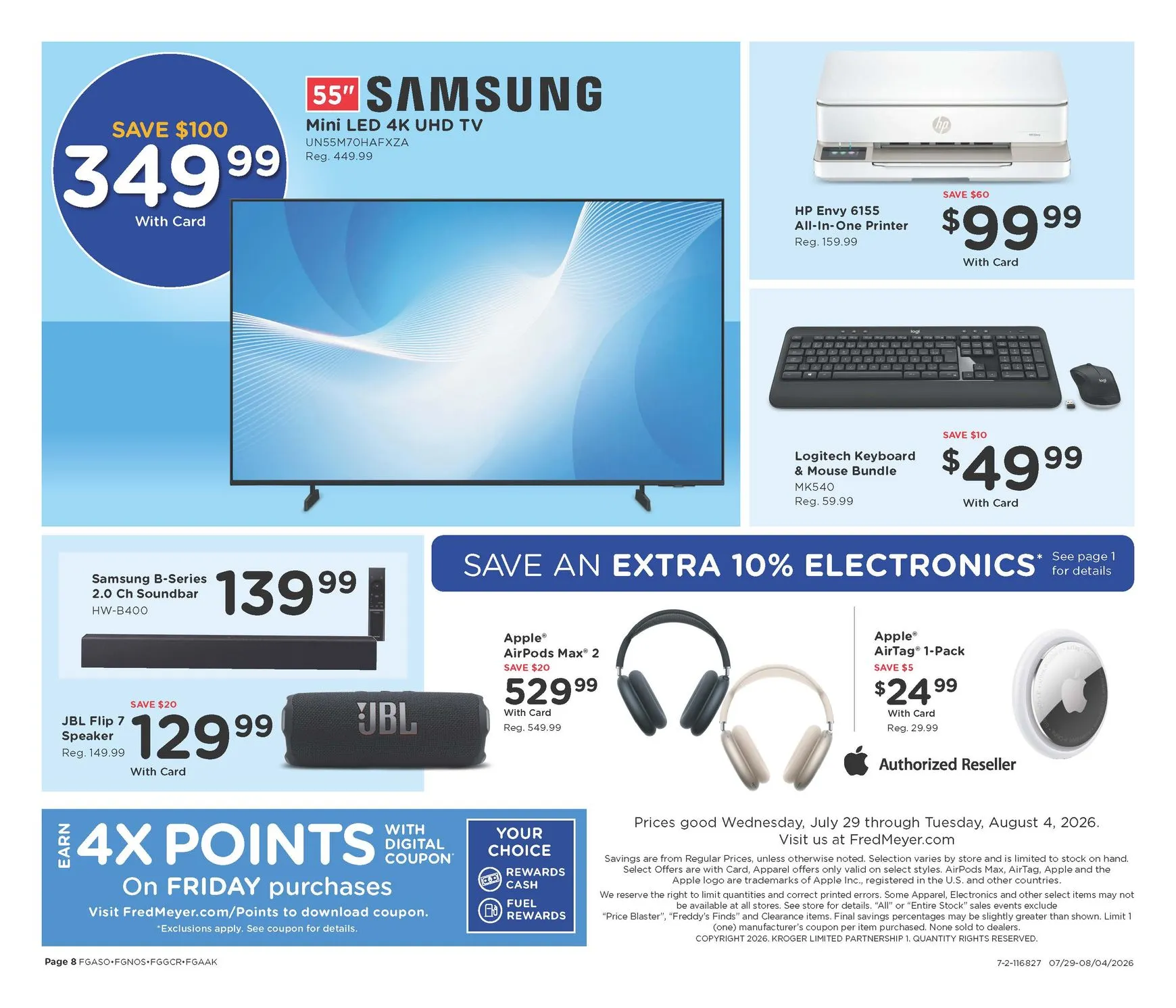 Weekly ad Current Fred Meyer - Home & Apparel leaflet valid from Wednesday 07/29/2026 to Tuesday 08/04/2026 from July 29 to August 4 2026 - Page 9