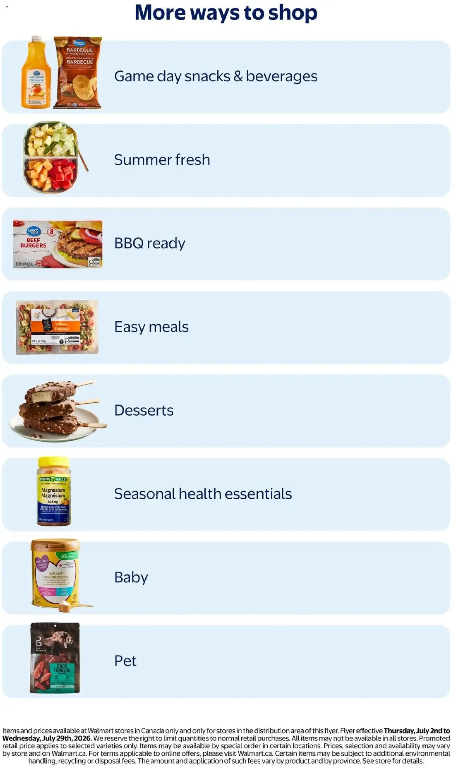 Walmart flyer - Savour Summer from Jul 2, 2026 > weekly specials & deals from July 2 to July 29 2026 - flyer page 10