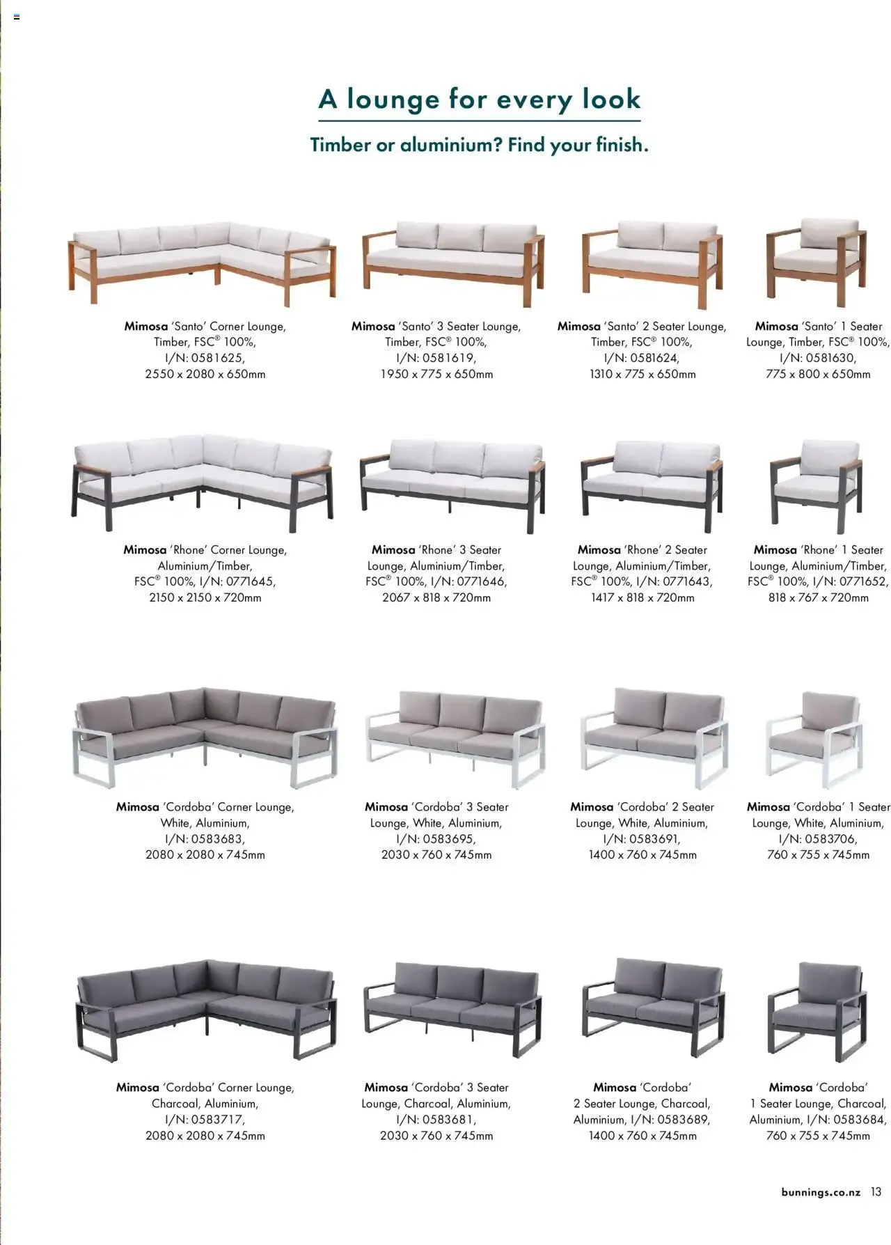 Bunnings Warehouse Outdoor Style Guide from 25 August to 31 December 2026 - Catalogue Page 13