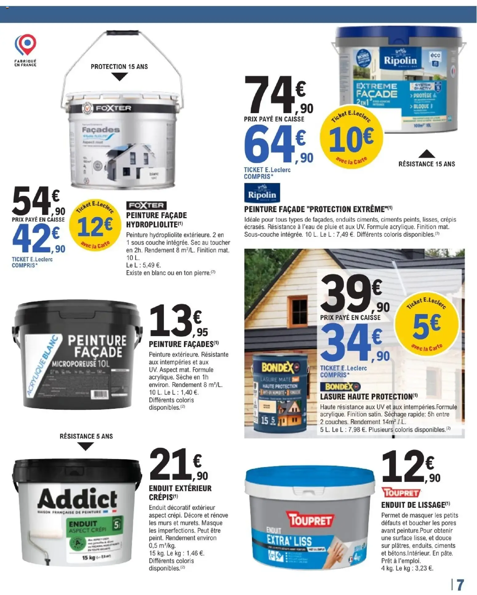 Brico E.Leclerc catalogue à partir du 23/06/2026 - promo en ligne du 23 juin au 11 juillet 2026 - Catalogue page 7