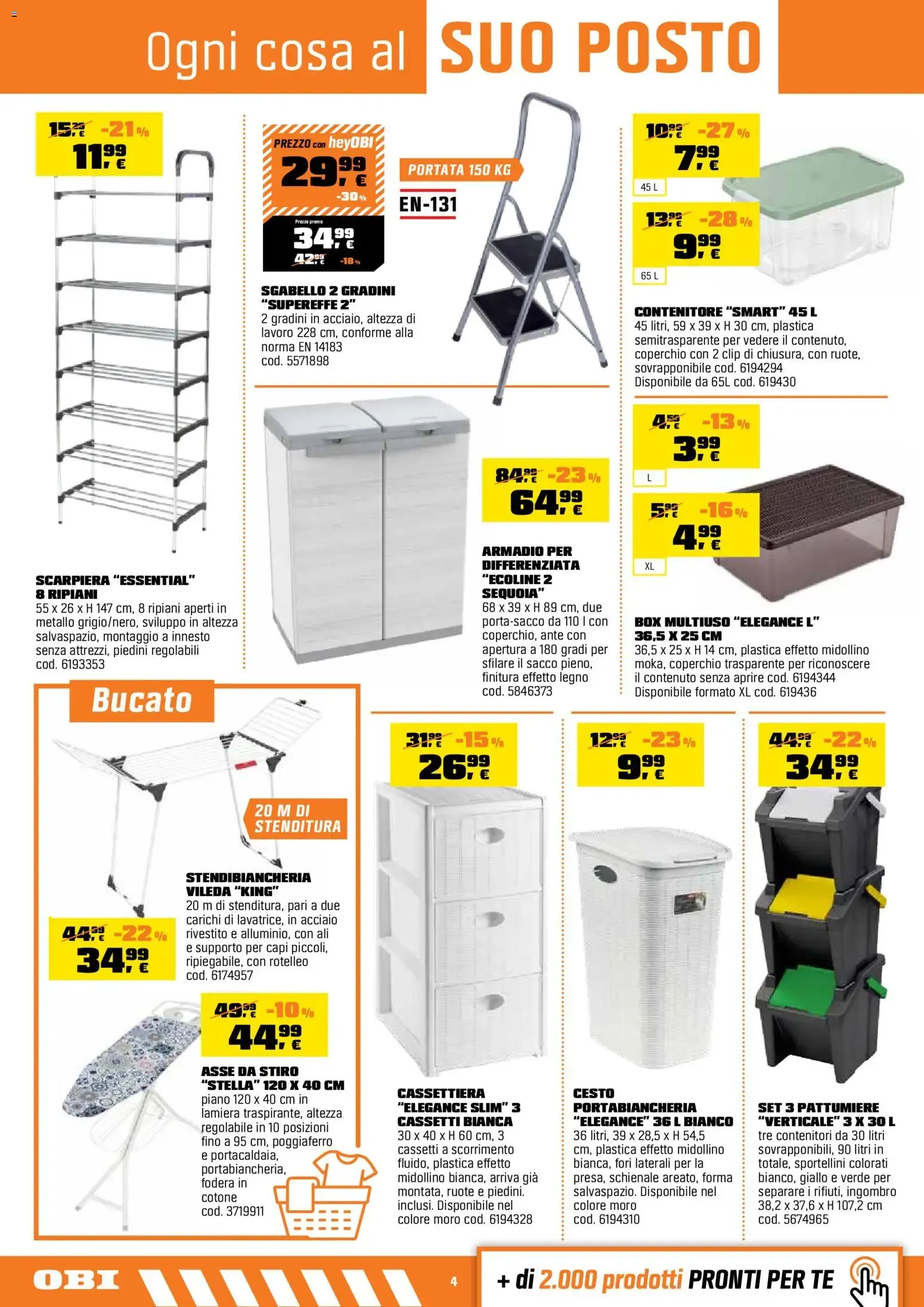 Nuovo OBI volantino dal 15/10/2026 > offerte anteprima 🛍️ da 15 ottobre a 8 novembre di 2026 - Pagina del volantino 4
