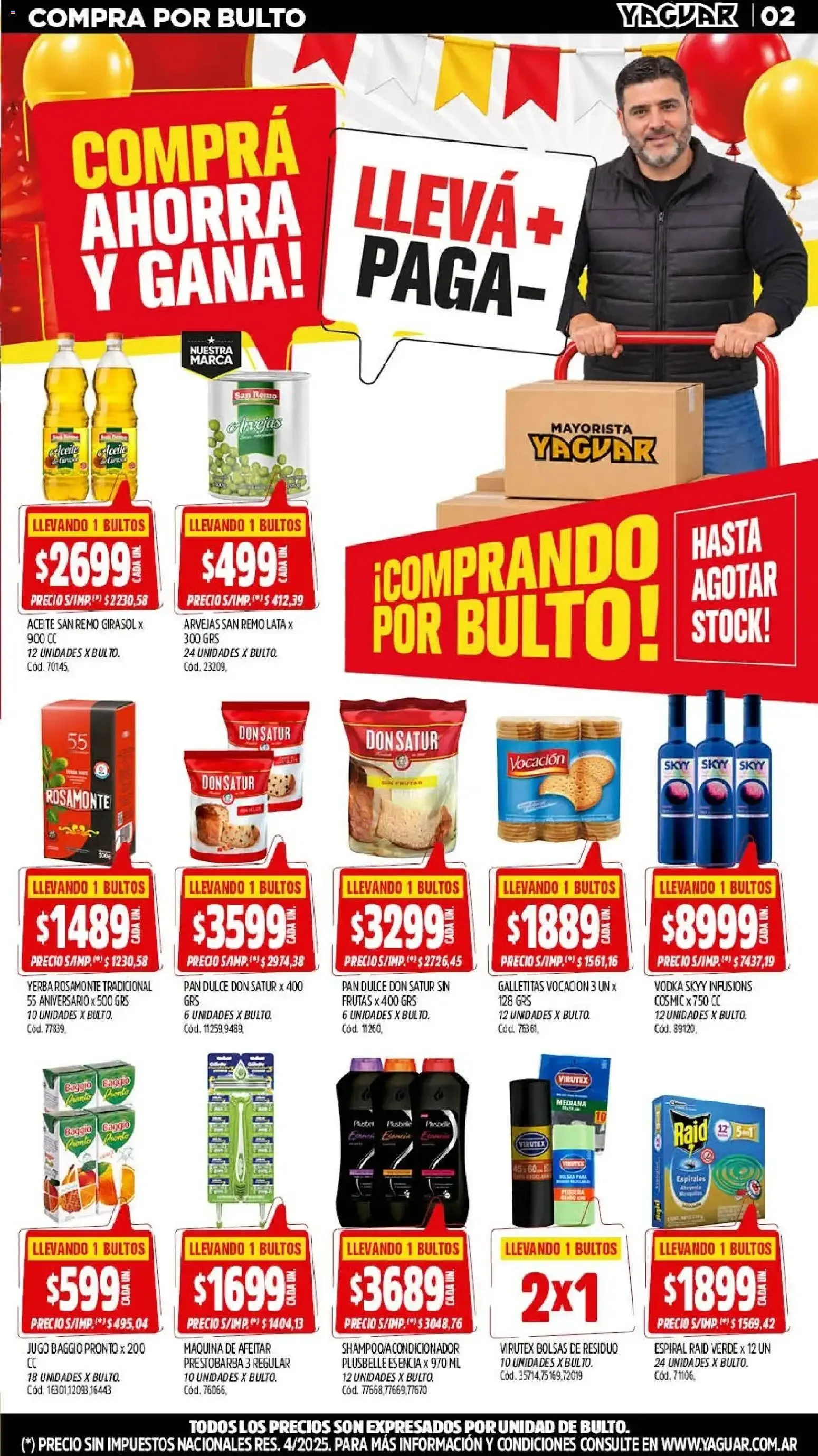 Ofertas de Yaguar - Oferta Semanal Chaco del 19/10/2026 - 24/10/2026 19 de octubre al 24 de octubre 2026 - Página 2 del catálogo