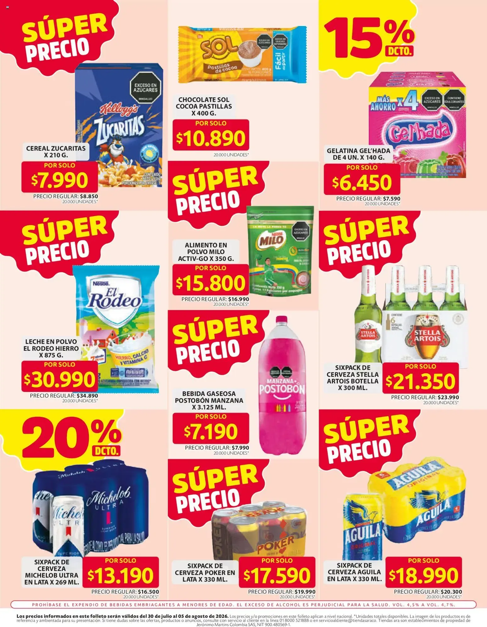 Catalogo de Ara: Ahorra con Alegría AL MEJOR PRECIO 30 de julio al 5 de agosto 2026 - Pag 7