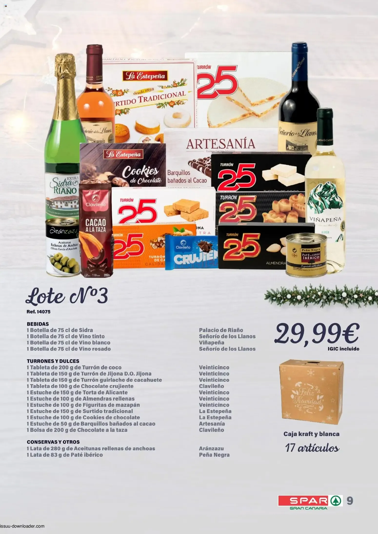 Catálogo de Spar Cestas y Lotes 30/10/2026 - 07/01/2027 30 de octubre al 7 de enero 2027 - Página 9