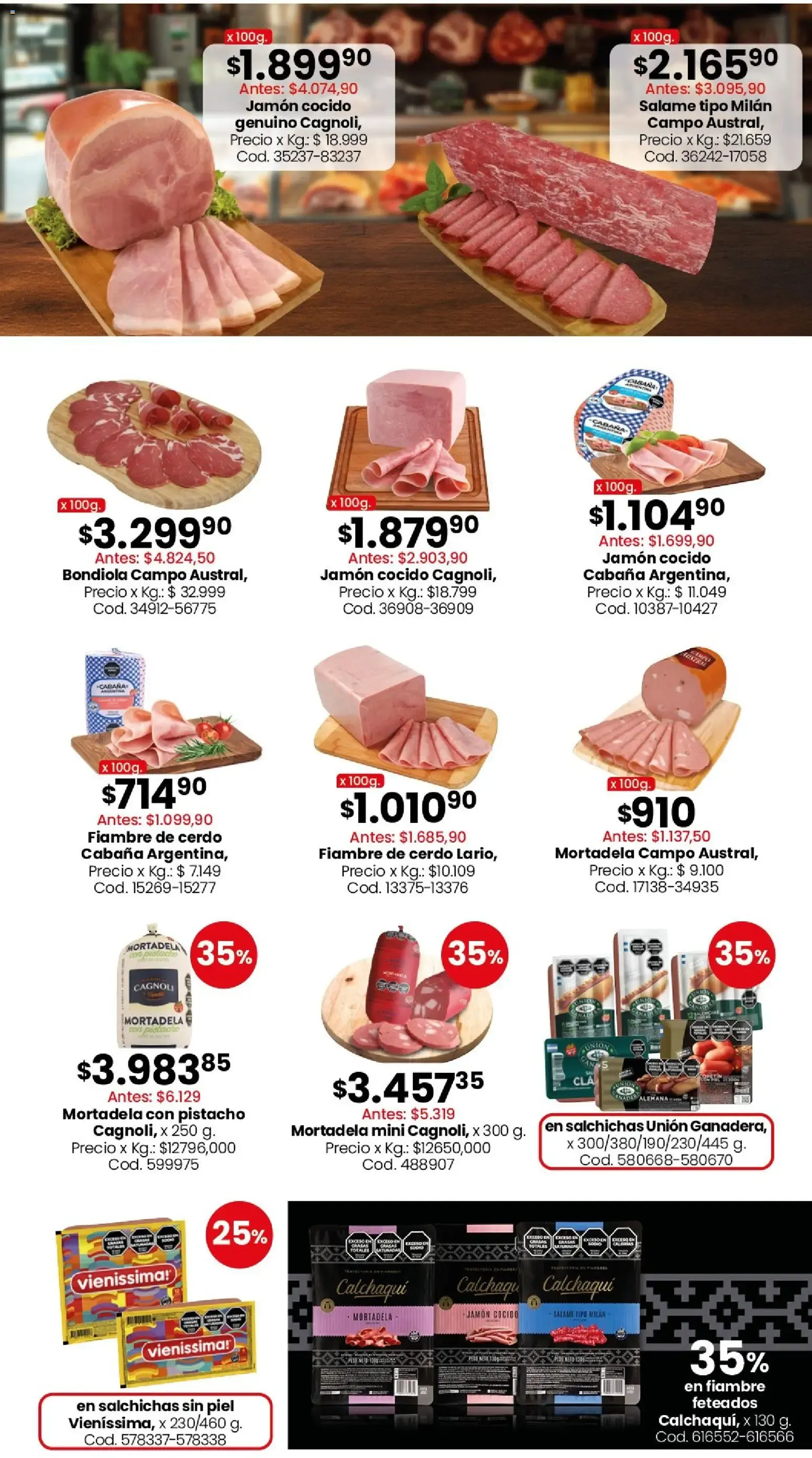 Ofertas de Ofertas Semanales de Carnes, verduras, pescadería, frescos y elaborados 3 de agosto al 9 de agosto 2026 - Página 9 del catálogo
