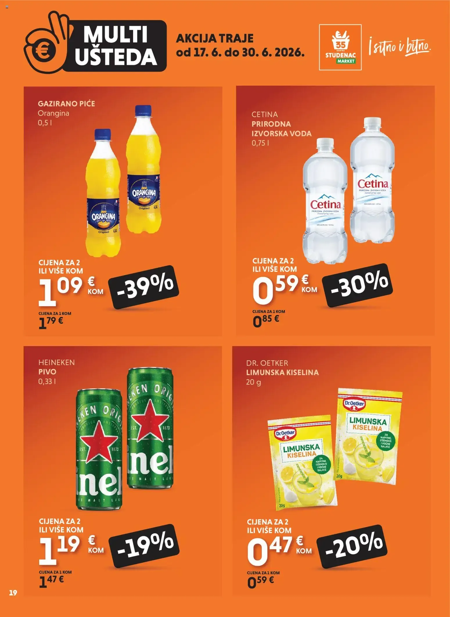 Katalog Uzmi više, plati manje: Multi Ušteda od 17. lipnja do 30. lipnja 2026. - Pregled Stranica 19