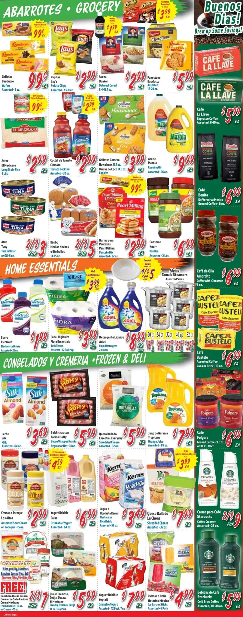 Weekly ad Current La Bonita leaflet valid from Wednesday 10/28/2026 to Tuesday 11/03/2026 from October 28 to November 3 2026 - Page 2
