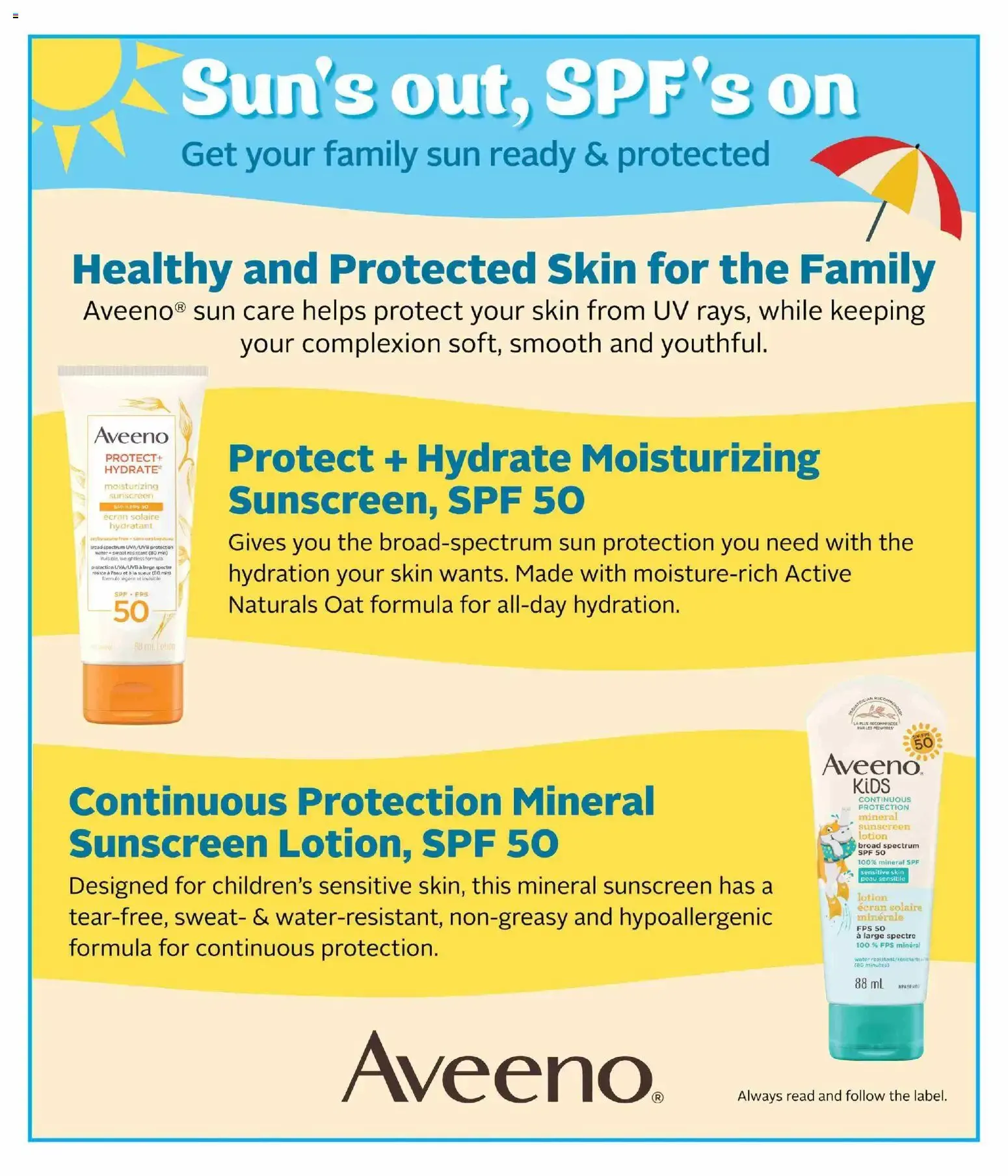 Sun's out, SPF's on from April 10 to September 3 2026 - flyer page 8