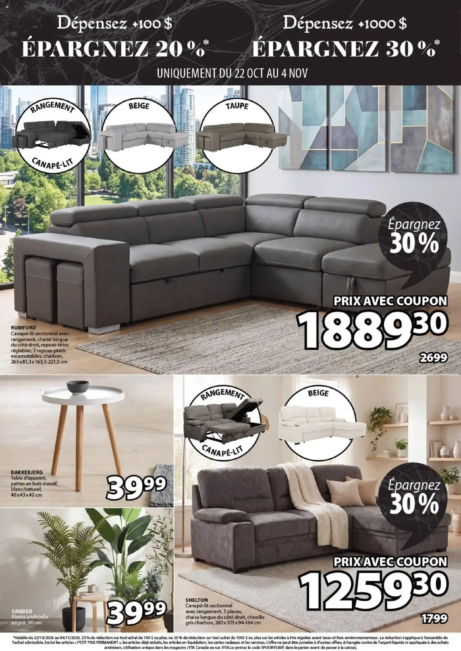 Coupon Effrayant JYSK from October 22 to November 4 2026 - flyer page 4