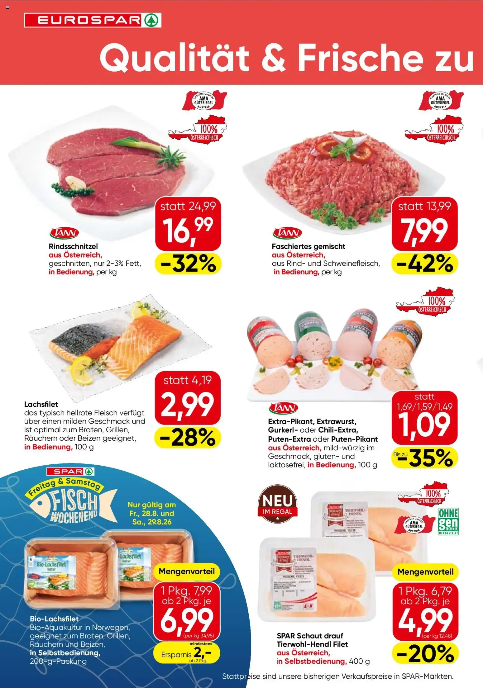 Eurospar Flugblatt von 27.08.2026 - Aktuelle Angebote von 27. August bis 9. September 2026 - Flugblätt seite  2