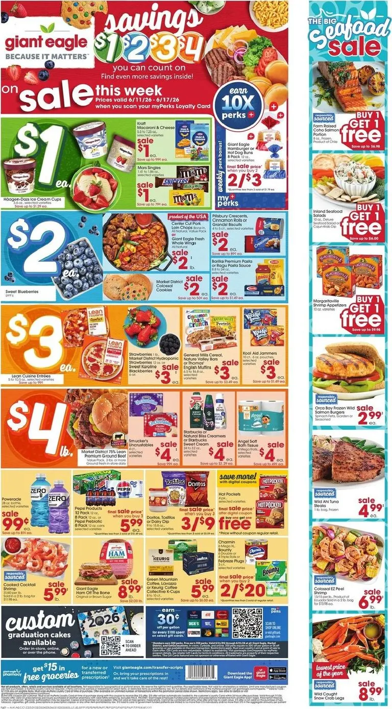 Current Giant Eagle leaflet valid from Thursday 06/11/2026 to Wednesday 06/17/2026