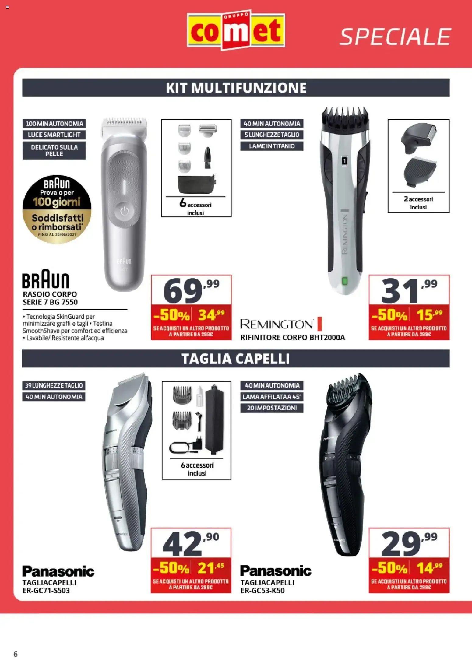 Nuovo Comet volantino Piccoli Elettrodomestici dal 25/09/2026 > offerte anteprima 🛍️ da 25 settembre a 7 ottobre di 2026 - Pagina del volantino 6