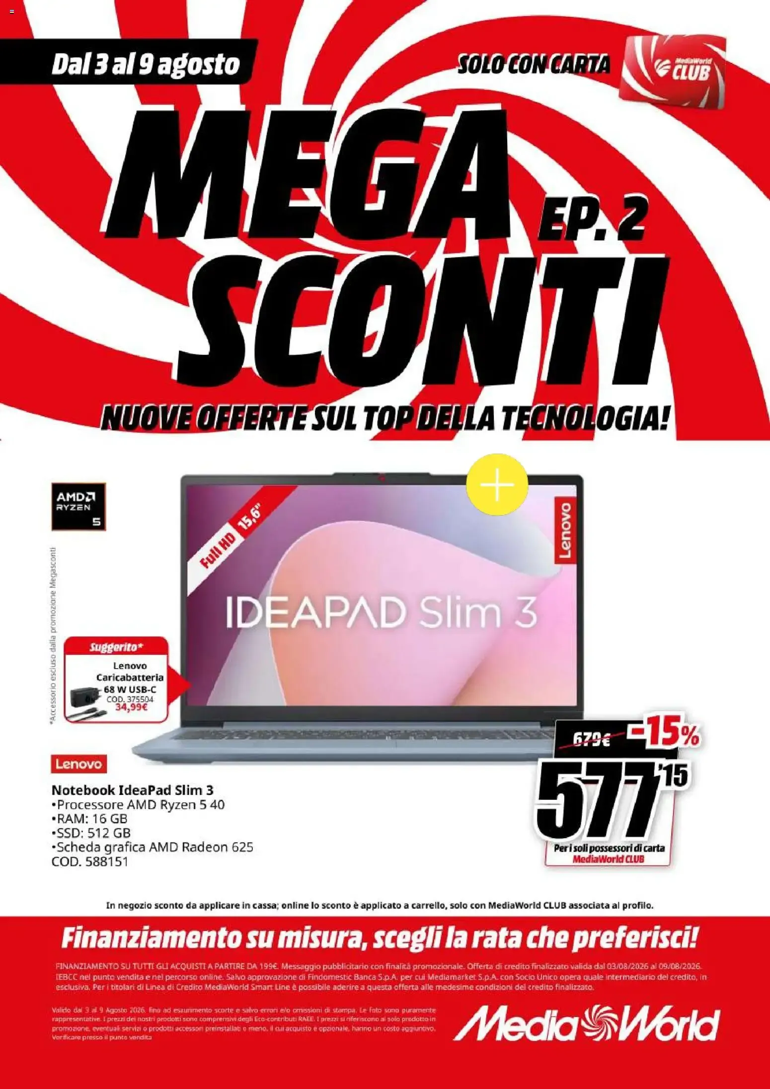 MEGA SCONTI EP.2 da 3 agosto a 9 agosto di 2026 - Pagina del volantino 20