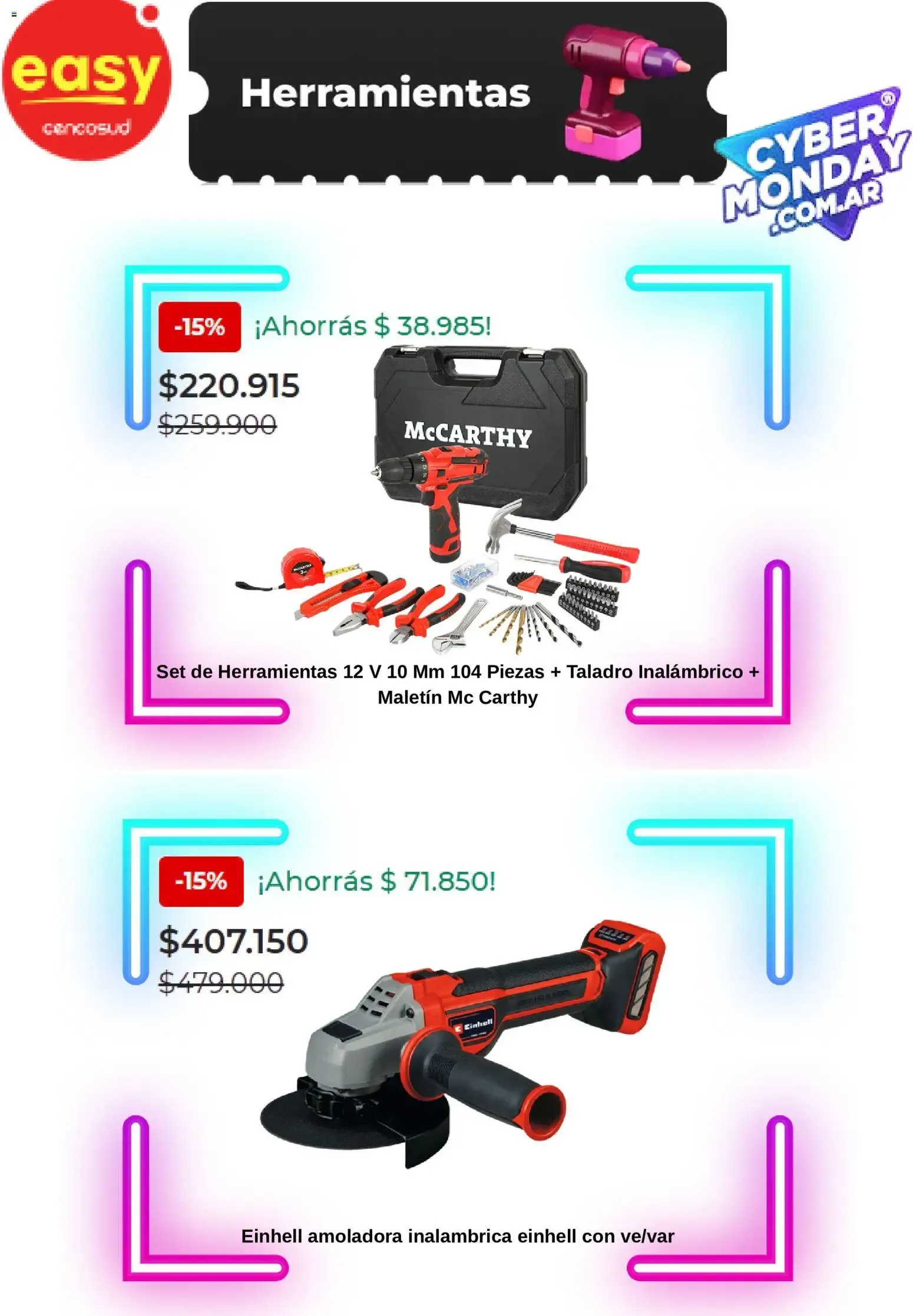 Ofertas de Easy Cencosud: Algo muy CYBER está llegando... 2 de noviembre al 4 de noviembre 2026 - Página 3 del catálogo