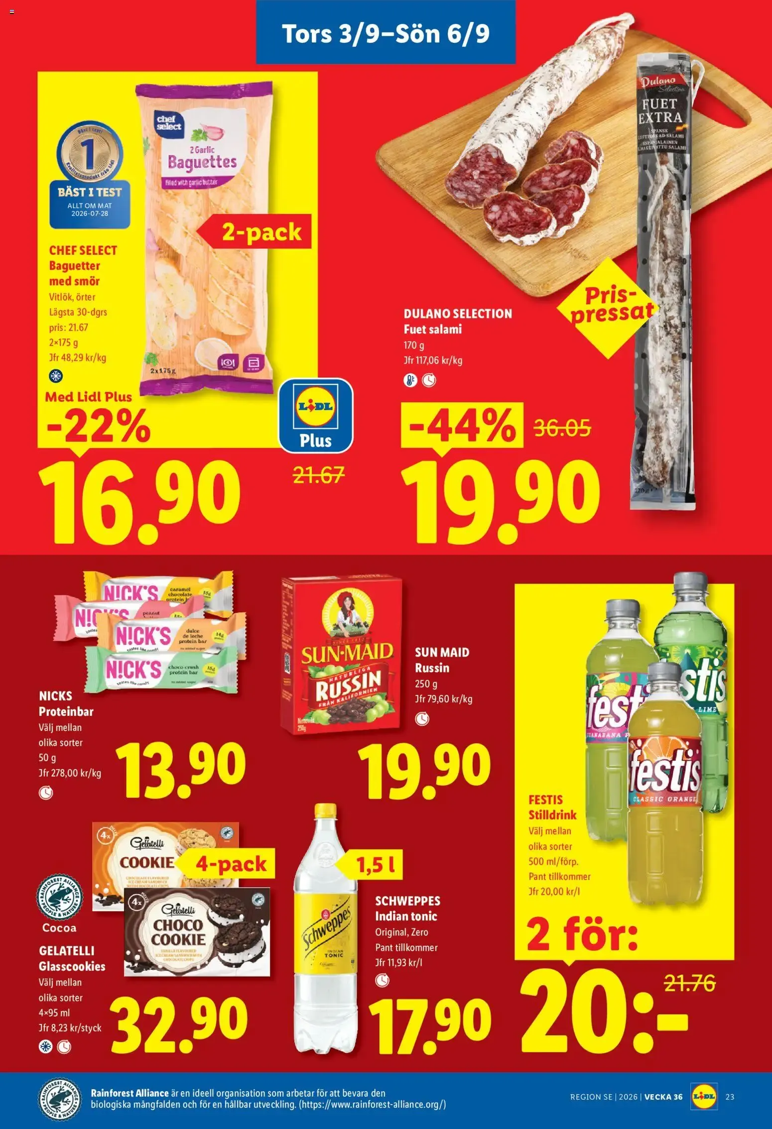 Lidl: Kvalitet till röda priser. Det lönar sig. från 31 augusti till 6 september 2026 - Reklamblad sidor 27