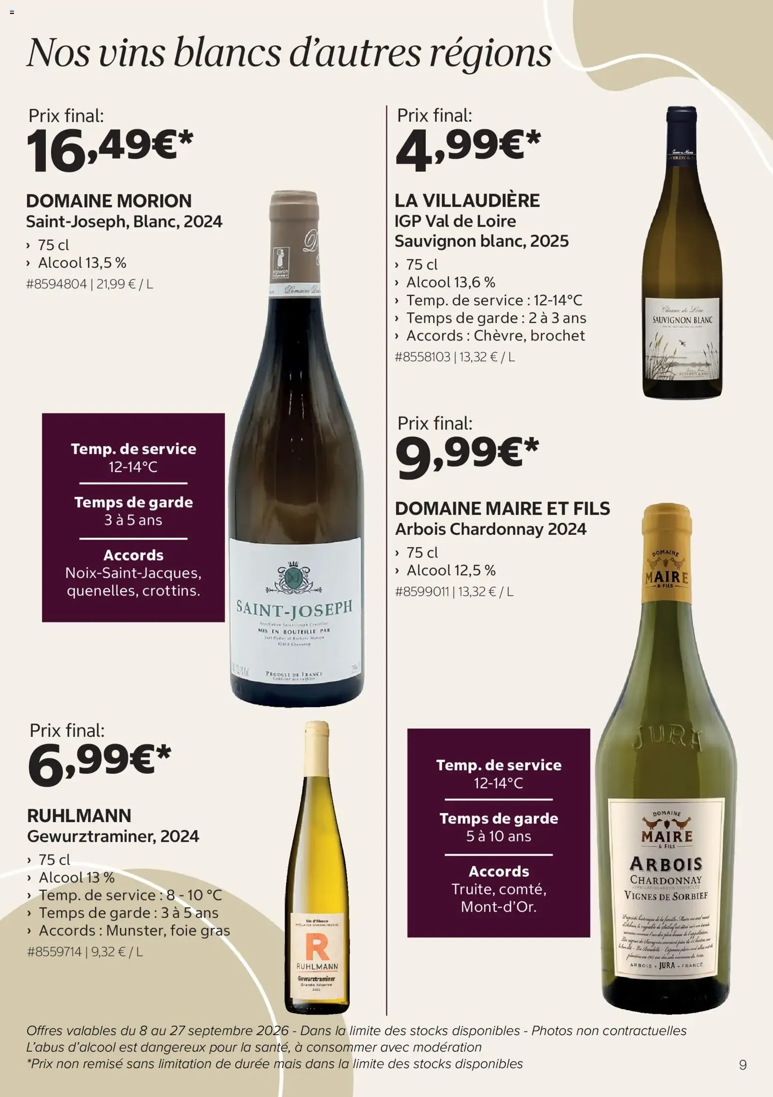 Costco Foire aux vins à partir du 08/09/2026 - promo en ligne du 8 septembre au 27 septembre 2026 - Catalogue page 9
