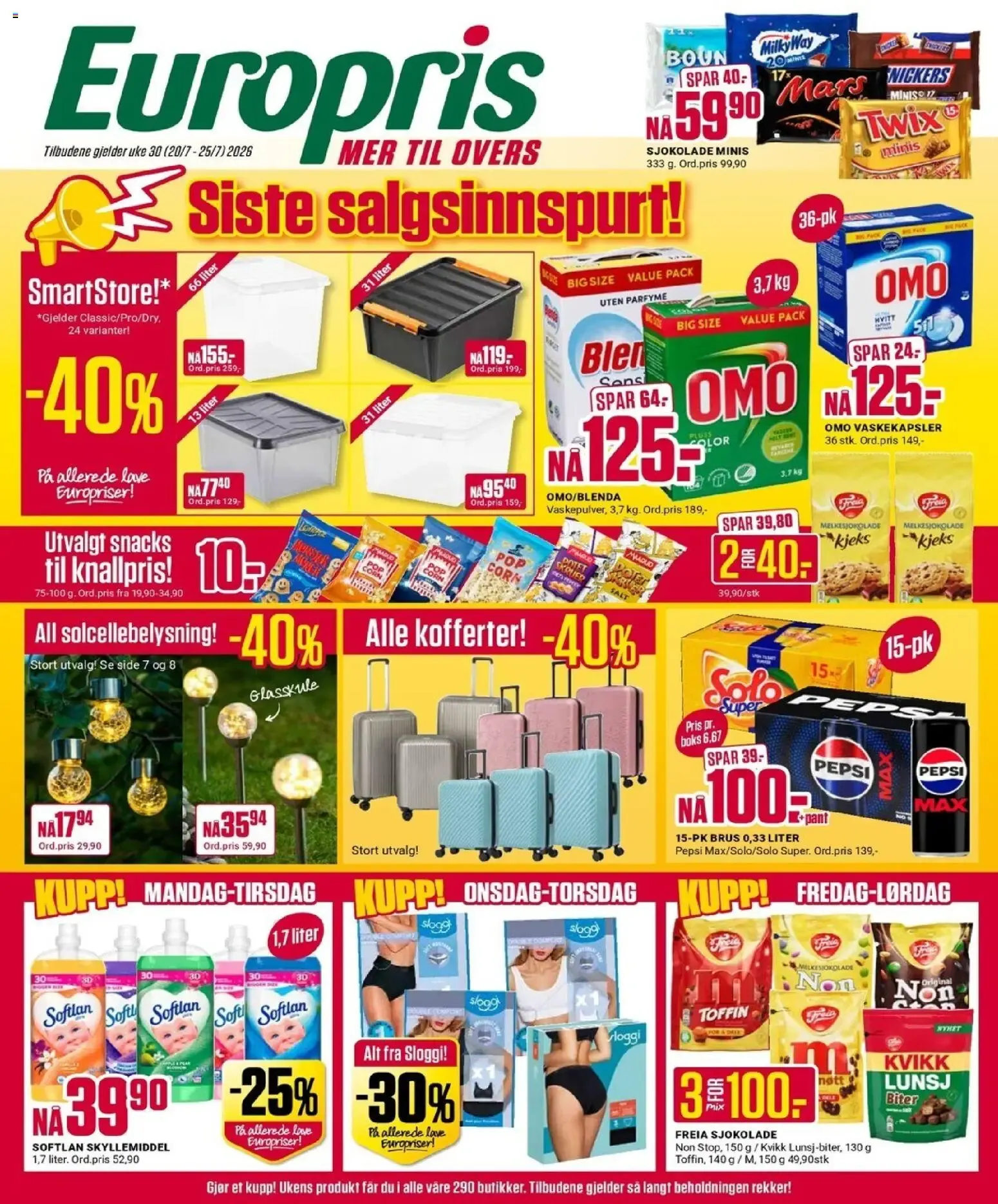 Europris: Siste salgsinnspurt!