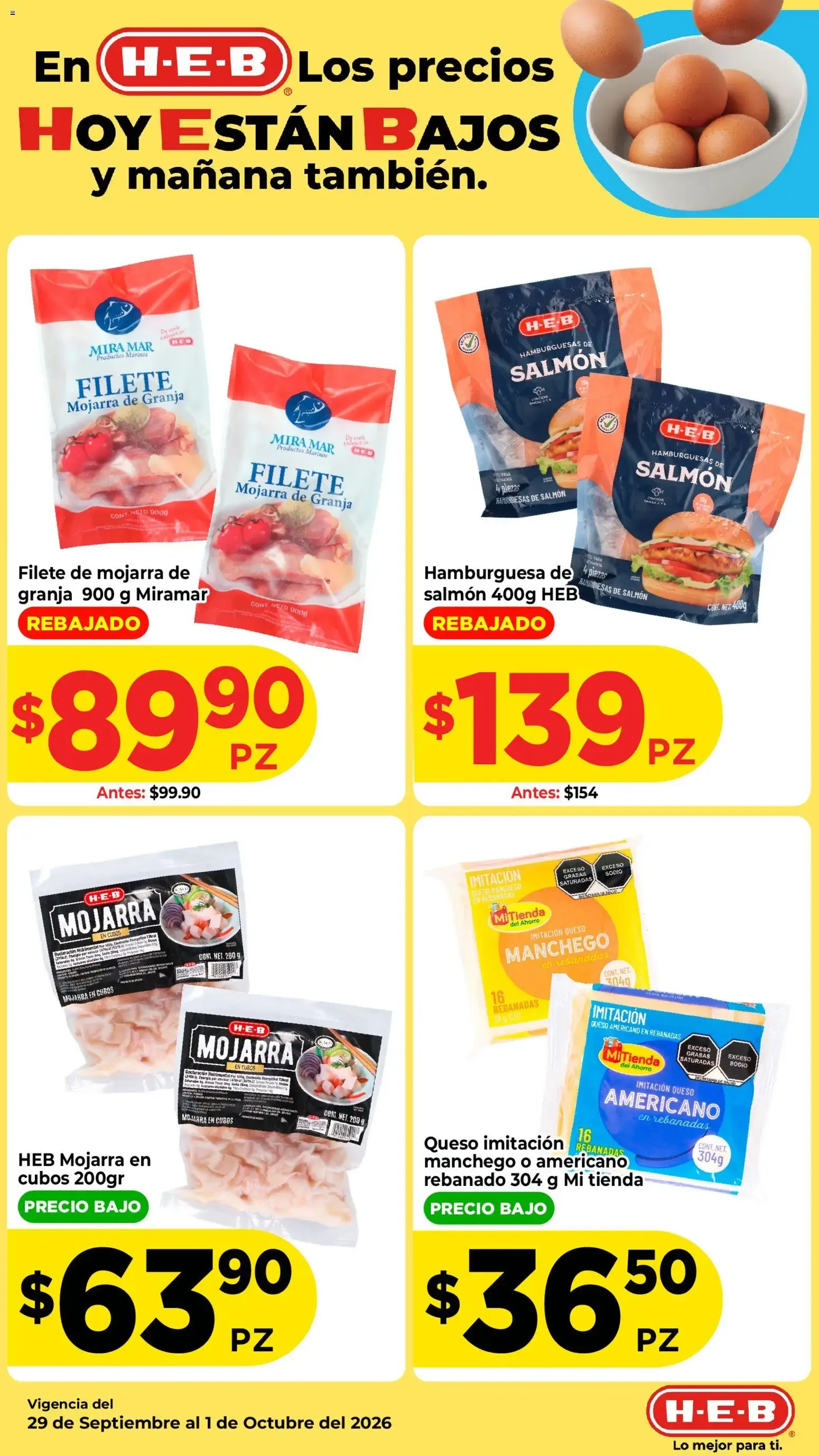Catálogo de En H-E-B Los precios HOY ESTÁN BAJOS y mañana también. 29 de septiembre al 1 de octubre 2026 - Pagina 2