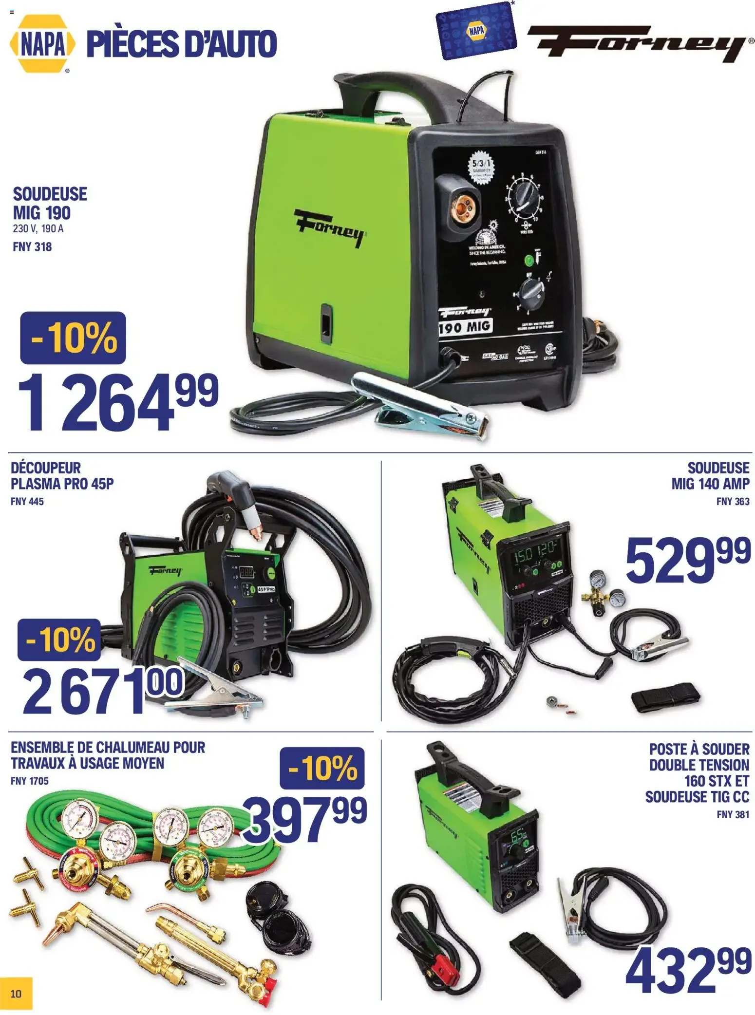 NAPA Auto Parts circulaire - TOUT ÉQUIPÉ septembre-octobre 2026 from Sep 1, 2026 > weekly specials & deals from September 1 to October 31 2026 - flyer page 12