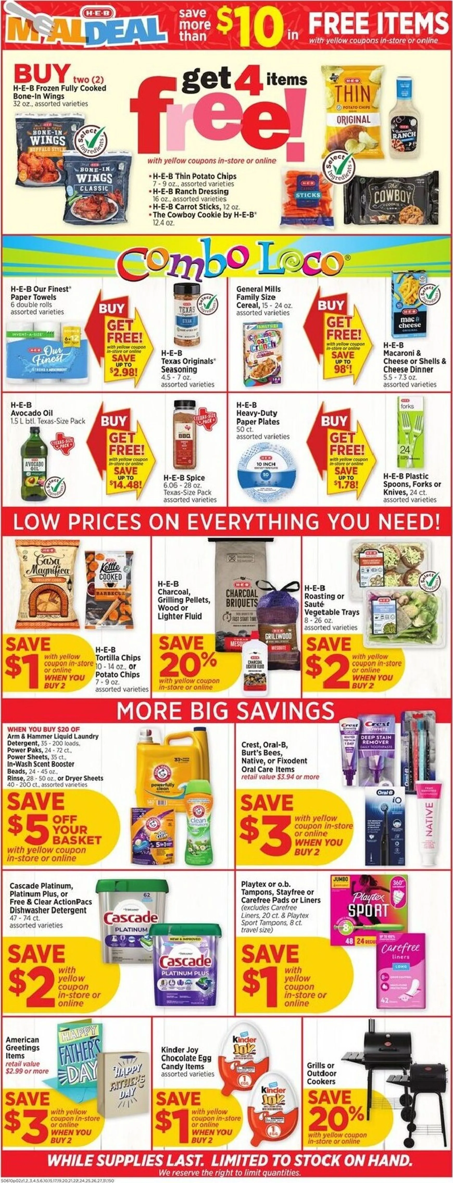 Weekly ad H-E-B This week's BIG SAVINGS from June 10 to June 16 2026 - Page 2