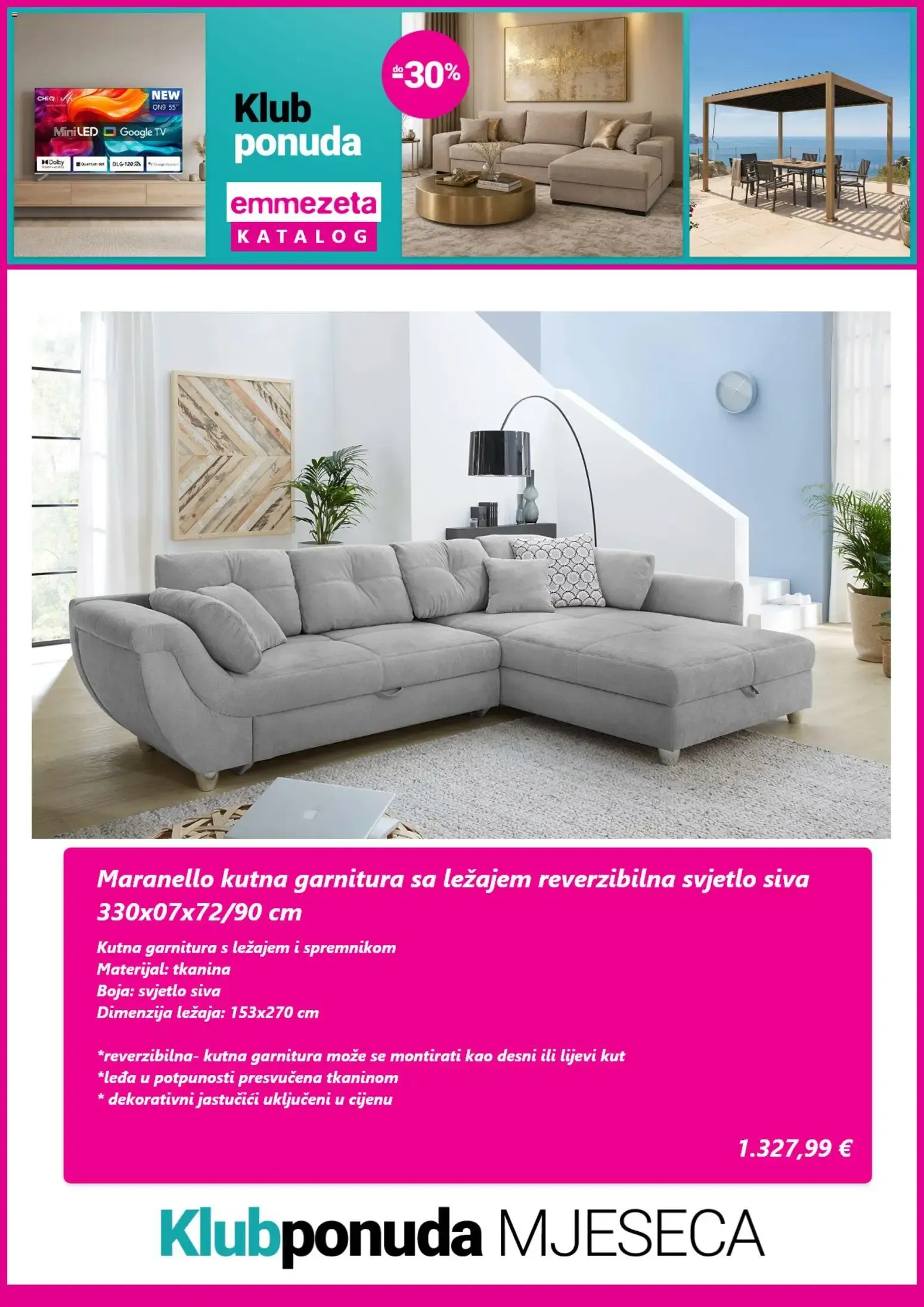 Katalog Emmezeta Katalog: Klub ponuda (ChiQ MiniLED Google TV) od 14. srpnja do 31. srpnja 2026. - Pregled Stranica 7