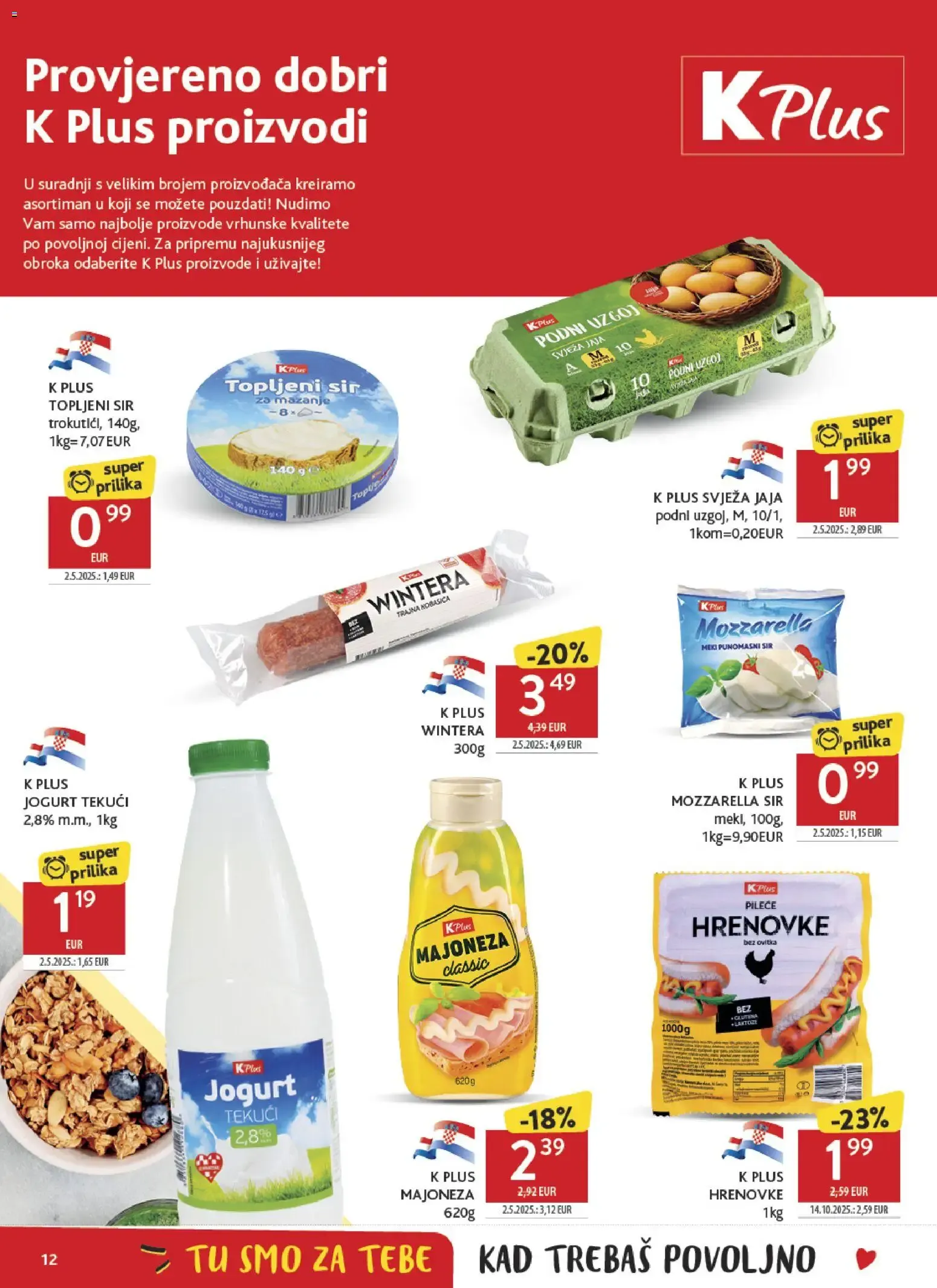 Katalog Konzum Katalog novi od 14.10.2026 na listanje > letak digitalni od 14. listopada do 20. listopada 2026. - Pregled Stranica 12