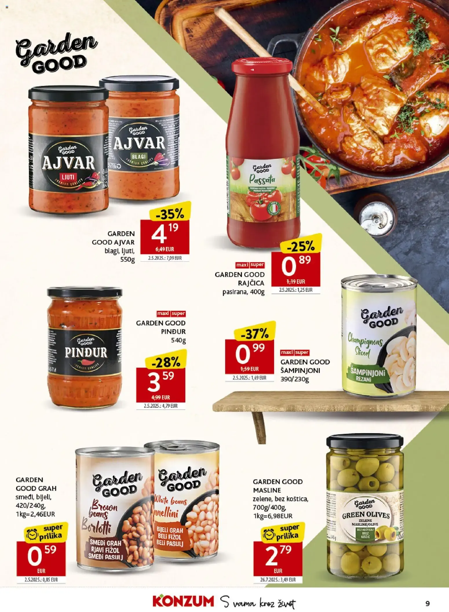Katalog Konzum Katalog 43 / 2026 od 21. listopada do 27. listopada 2026. - Pregled Stranica 9