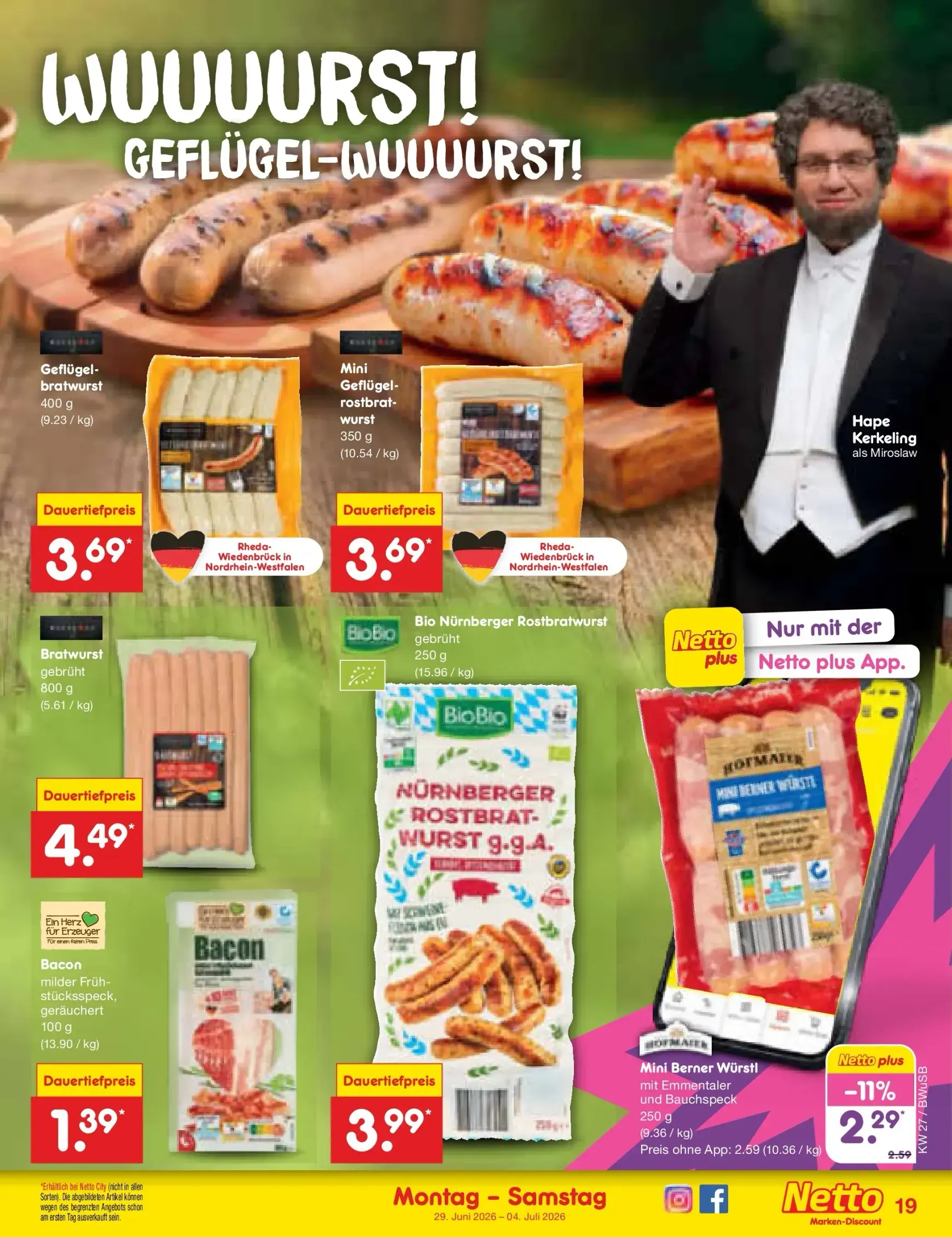 Netto Marken Discount - Sonderangebote Prospekt – von Montag 29.06.2026 bis Samstag 04.07.2026 von 29. Juni bis 4. Juli 2026 - Prospekt seite 28