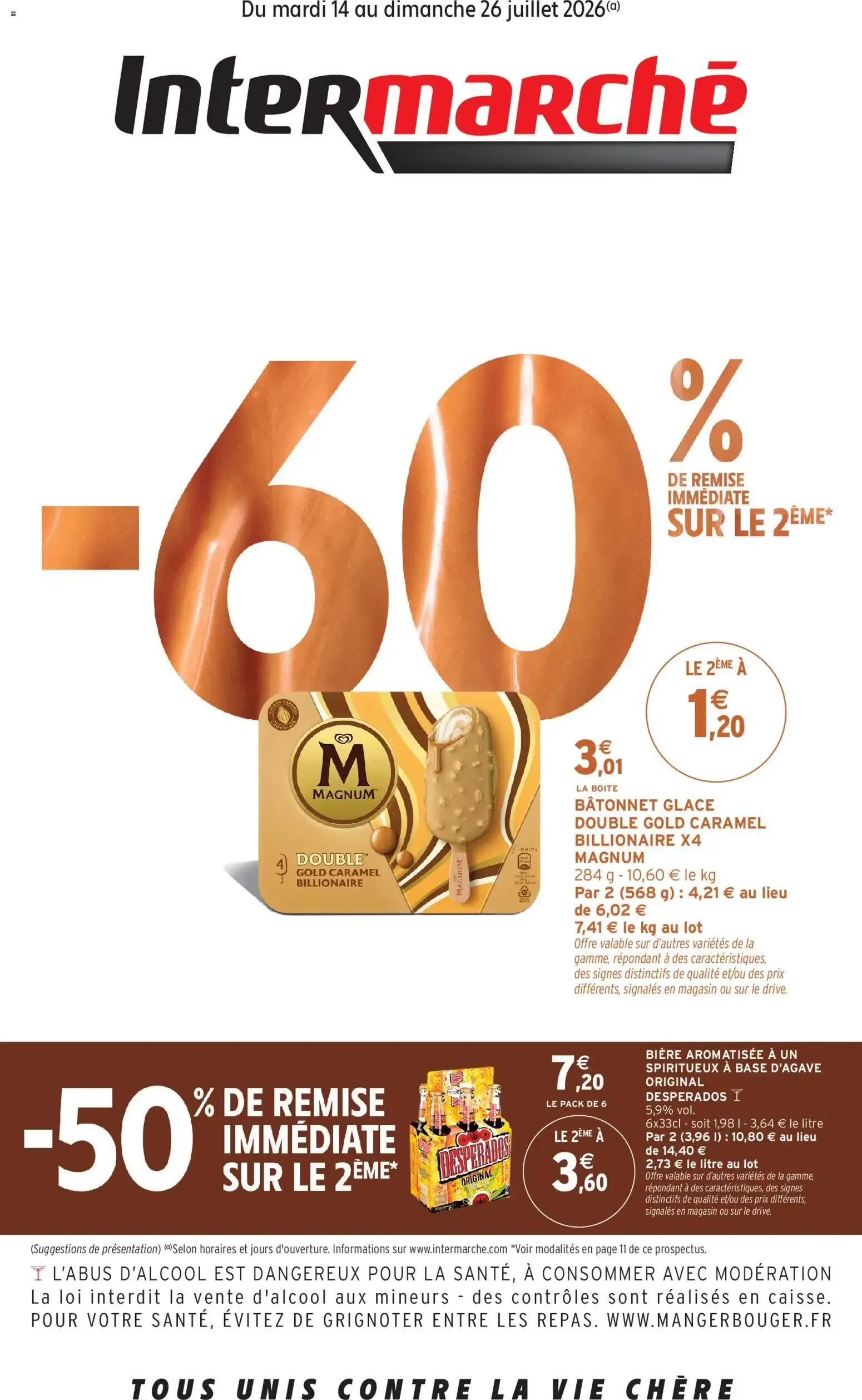 Intermarché catalogue à partir du 14/07/2026 - promo en ligne du 14 juillet au 26 juillet 2026 - Catalogue page 1