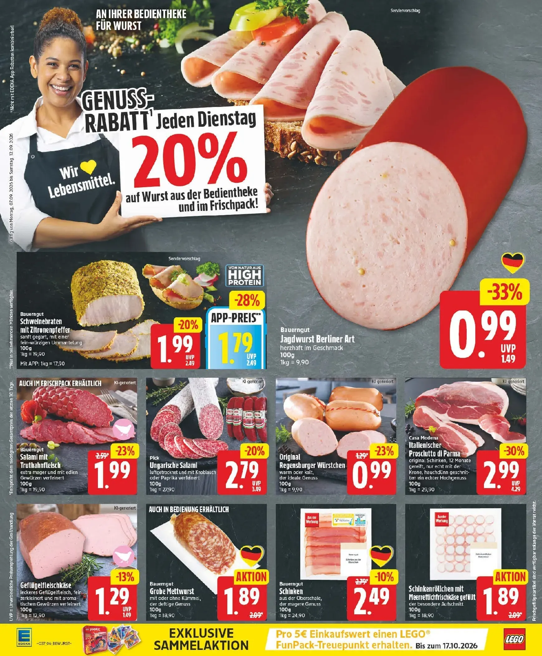 Edeka Prospekt nächste Woche – von Montag 07.09.2026 bis Samstag 12.09.2026 von 7. September bis 12. September 2026 - Prospekt seite 6