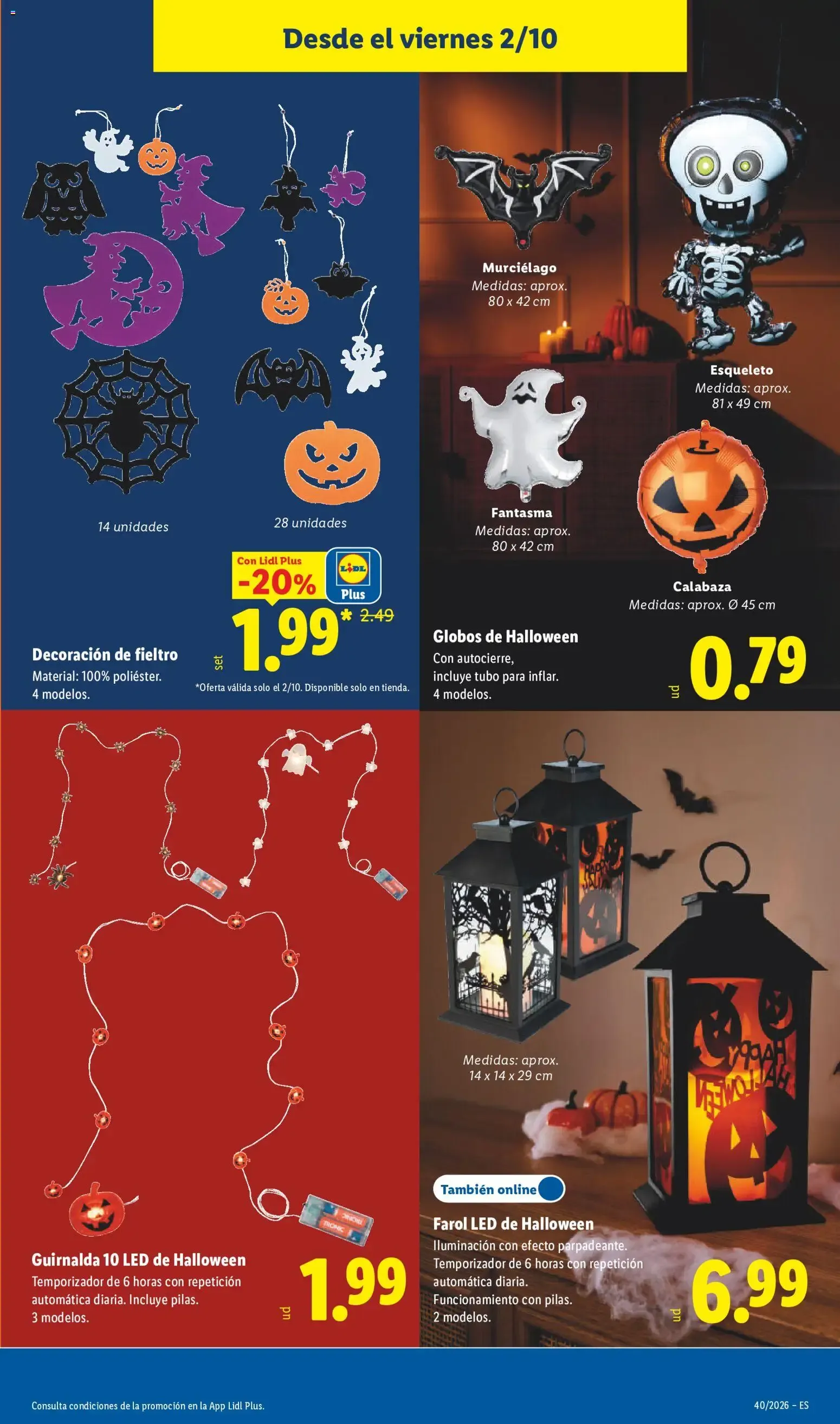 Catálogo de Lidl folleto Halloween del 02/10/2026 | Ofertas 2 de octubre al 25 de octubre 2026 - Página 21