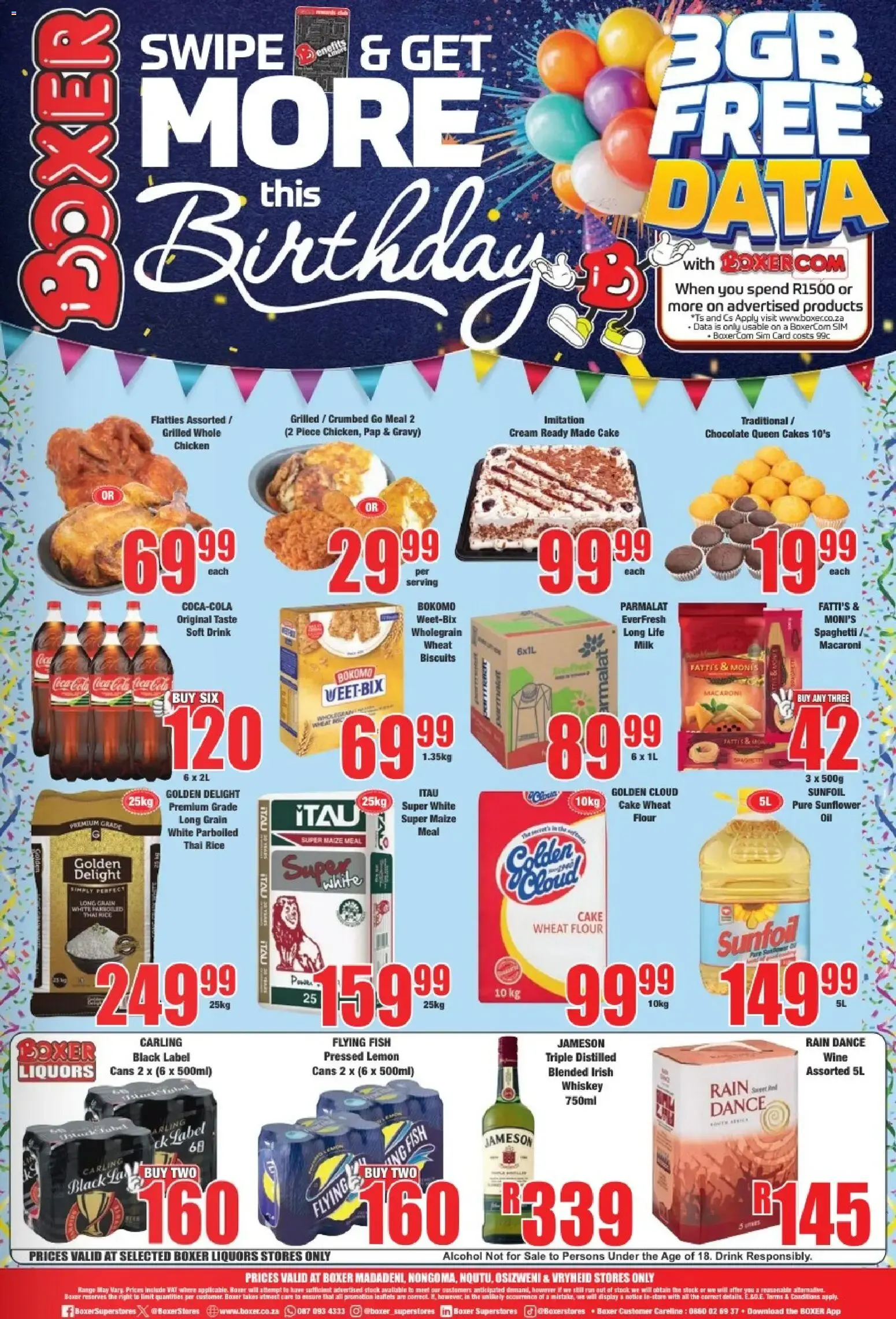 Boxer - ¡Más en este Cumpleaños! con 3GB de datos gratis from 22 June to 8 July 2026 - Catalogue Page 2
