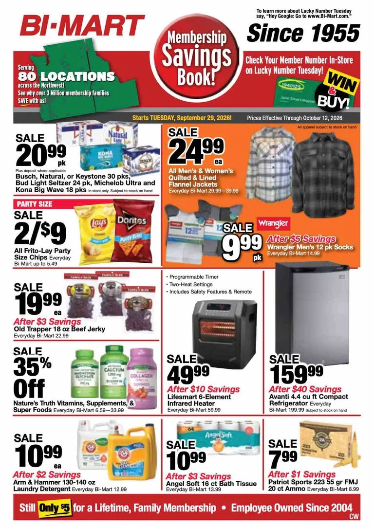BI-MART Membership Savings Book!