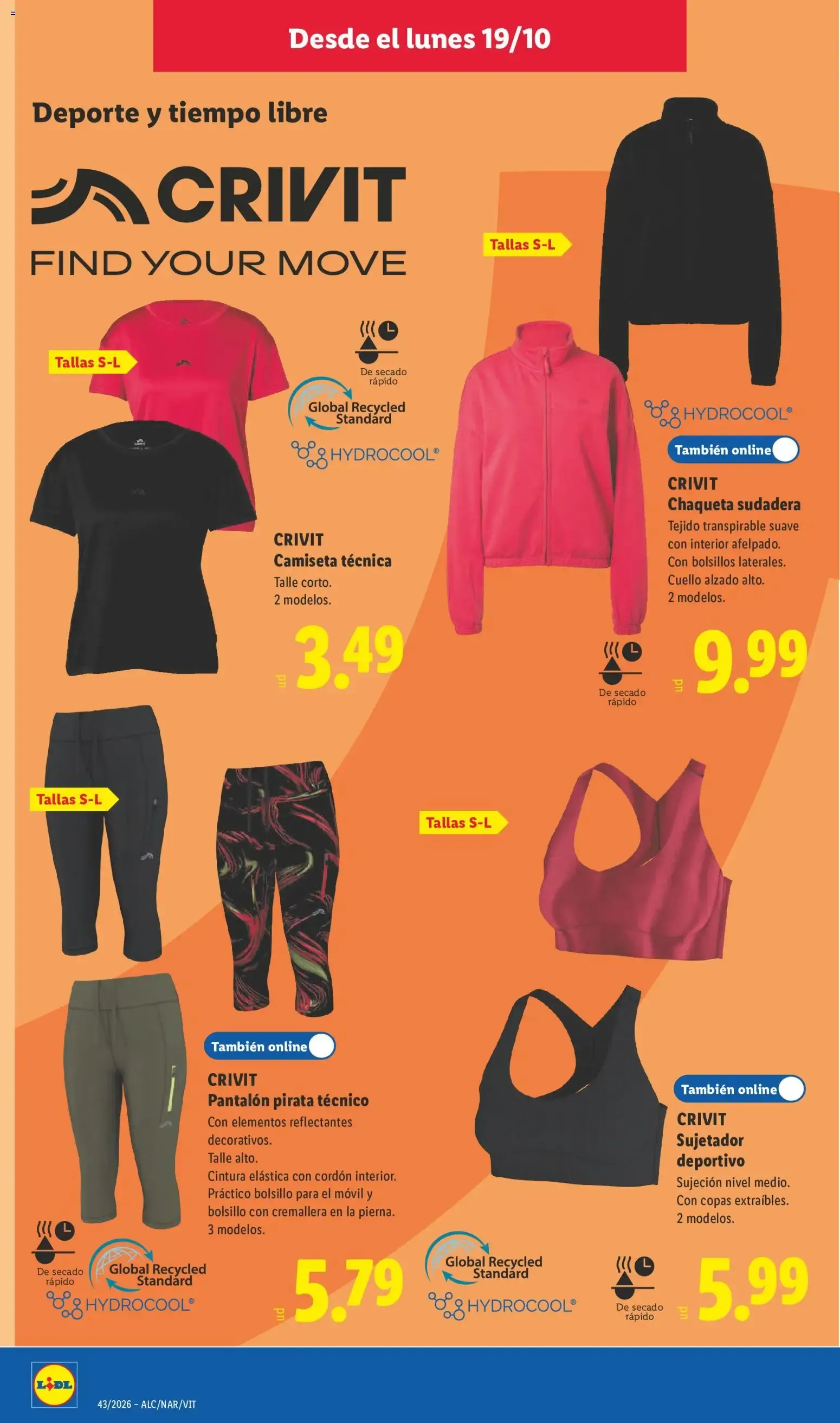 Catálogo de Lidl folleto de bazar del 19/10/2026 | Ofertas 19 de octubre al 25 de octubre 2026 - Página 14