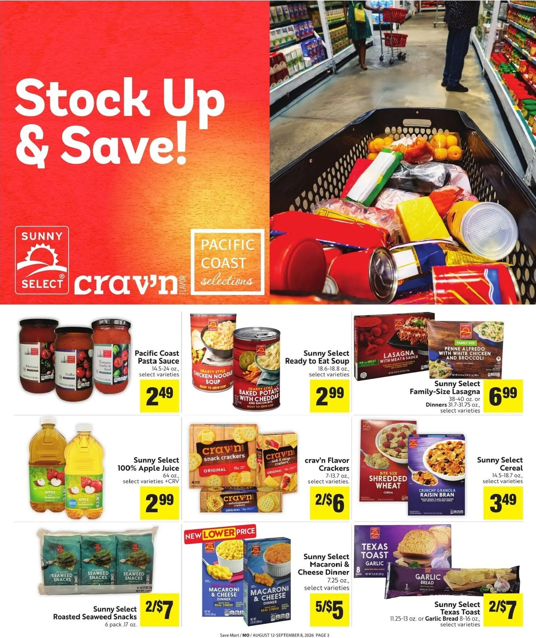 Weekly ad Save Mart - Save with Our Quality Brands from August 12 to September 8 2026 - Page 3