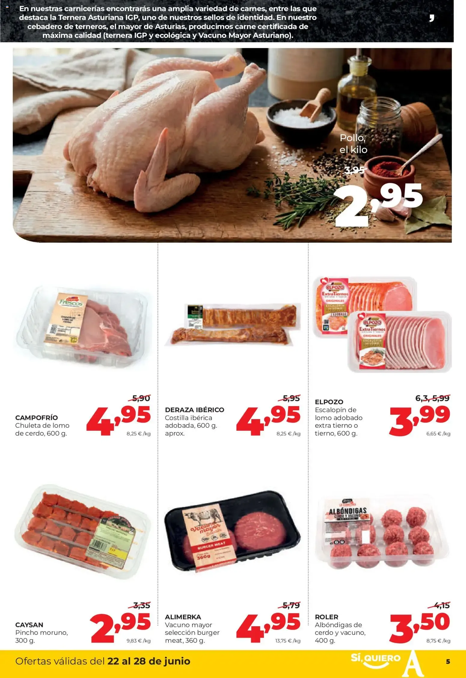 Catálogo de Alimerka folleto >> 22/06 - 28/06/2026 (catálogo) 22 de junio al 28 de junio 2026 - Página 5