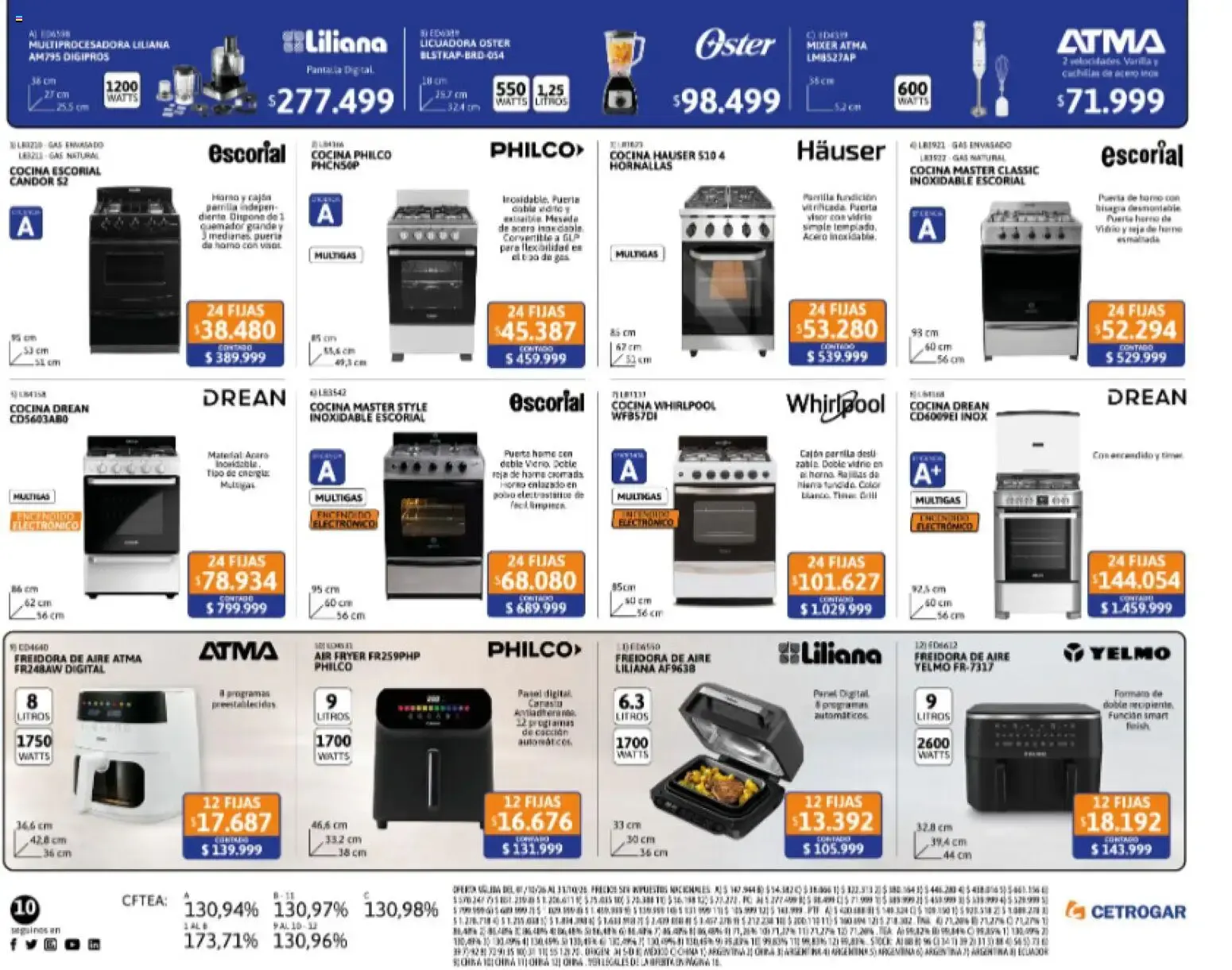 Ofertas de Cetrogar catálogo del 01/10/2026 - 31/10/2026 1 de octubre al 31 de octubre 2026 - Página 10 del catálogo