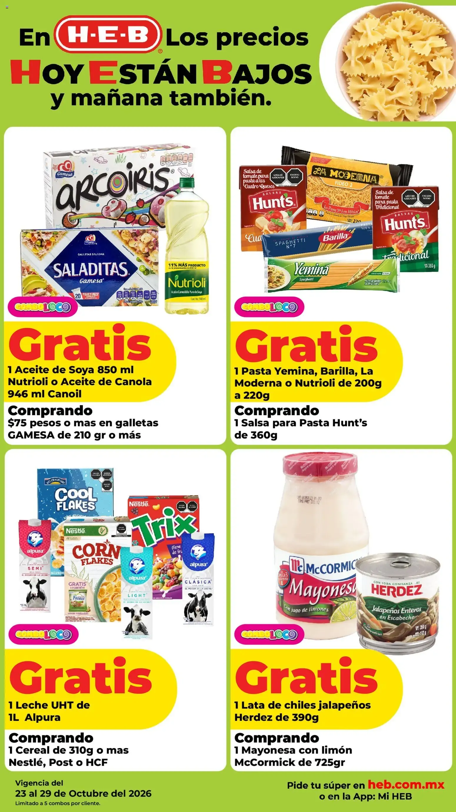 Catálogo de H-E-B: Los precios HOY ESTÁN BAJOS y mañana también 23 de octubre al 26 de octubre 2026 - Pagina 7