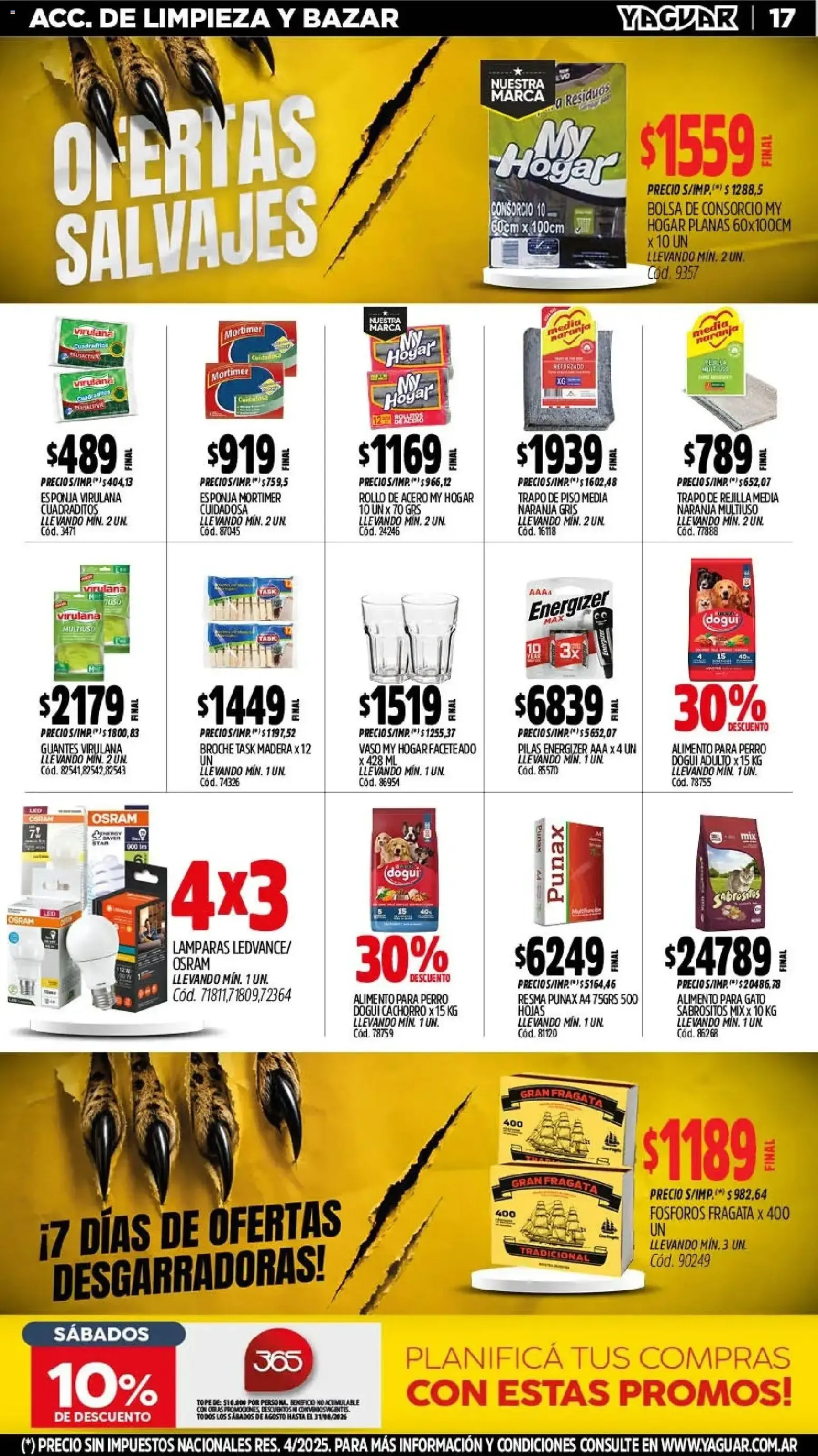 Ofertas de Yaguar - Oferta Semanal San Juan del 03/08/2026 - 08/08/2026 3 de agosto al 8 de agosto 2026 - Página 17 del catálogo