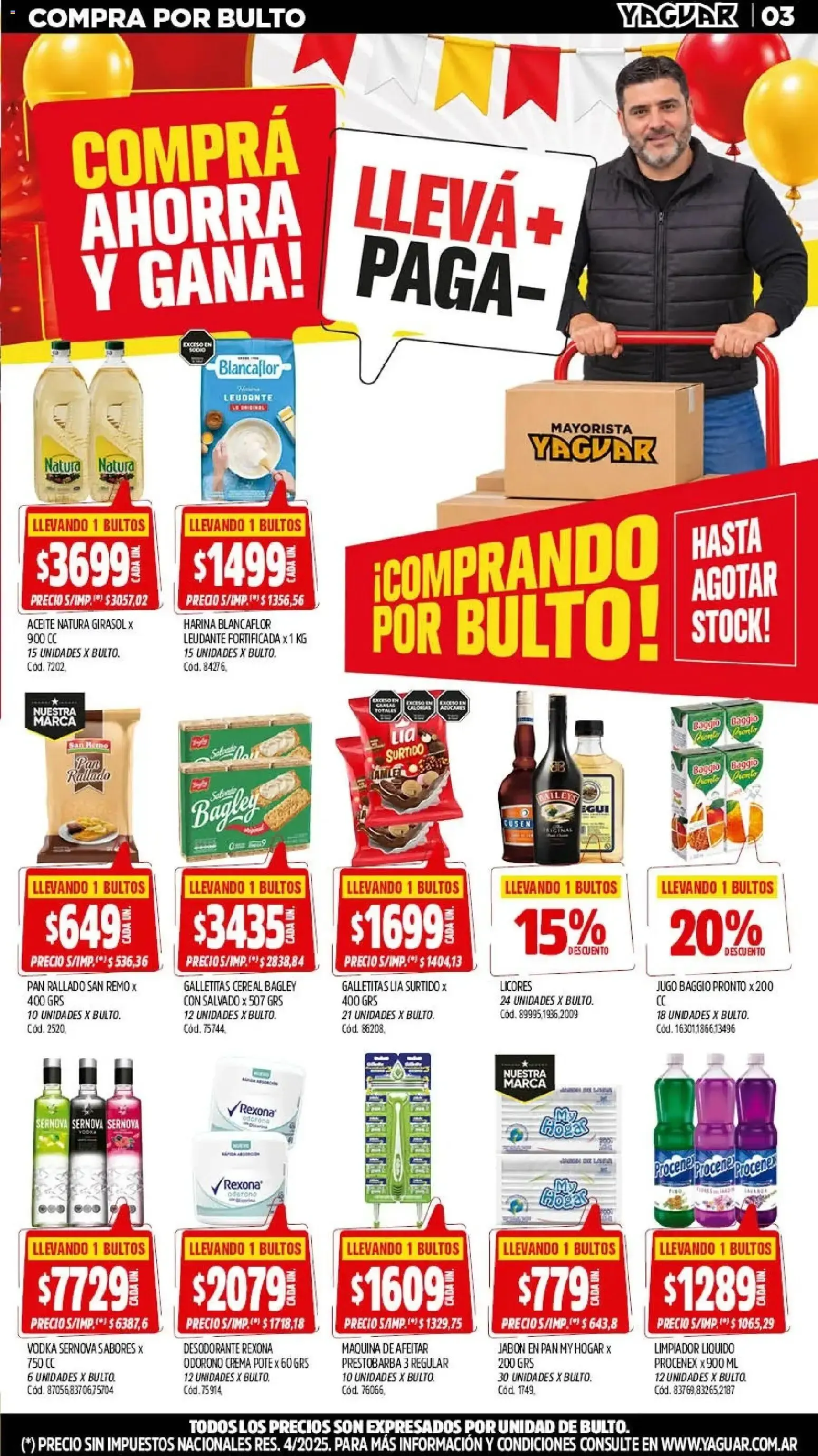 Ofertas de Mayorista Yaguar - El Cumple del Año 38 - Ofertas Semanales Córdoba 5 de octubre al 11 de octubre 2026 - Página 2 del catálogo