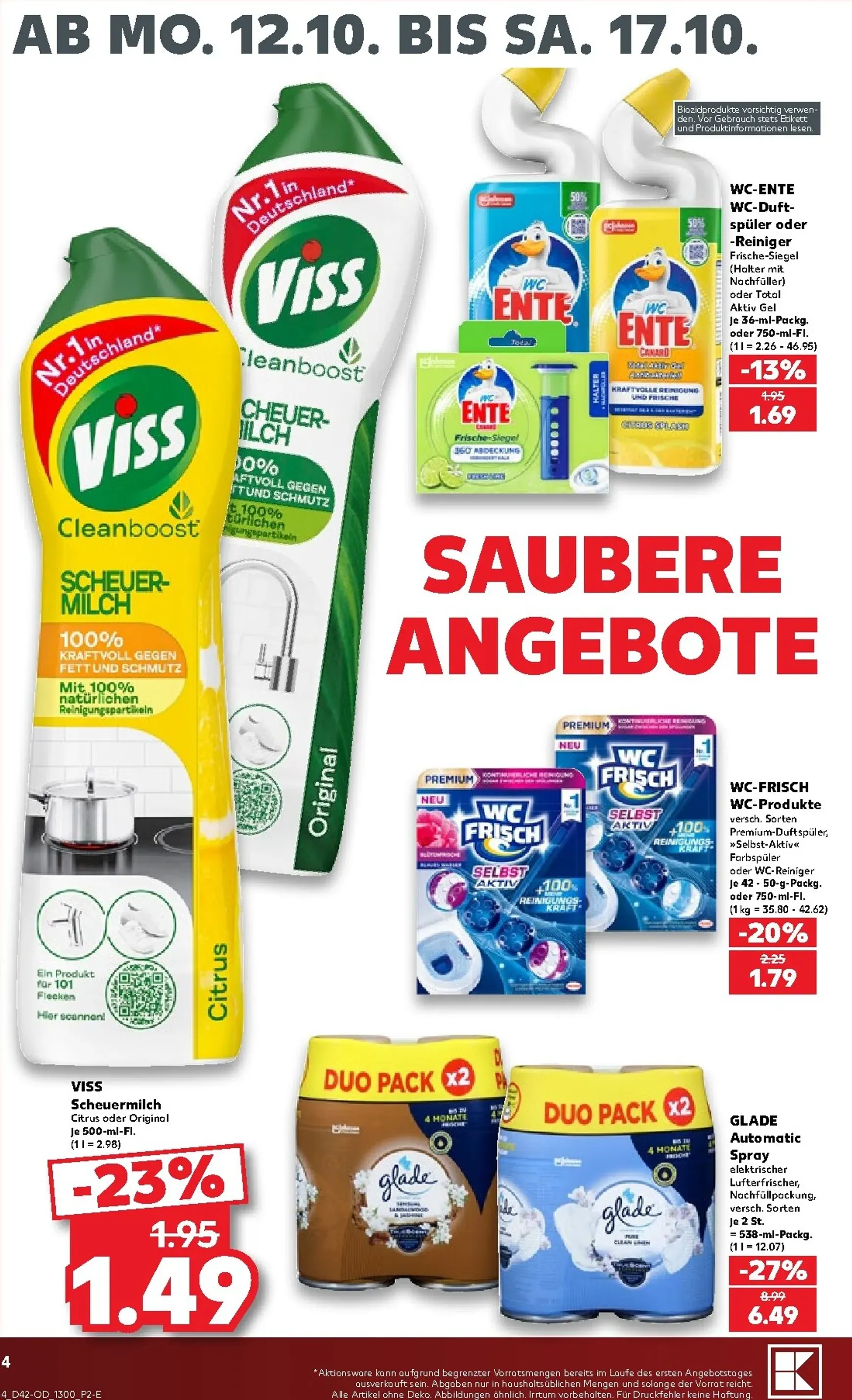 Kaufland: Deutschlands größte Drogerie-Abteilung von 12. Oktober bis 17. Oktober 2026 - Prospekt seite 4