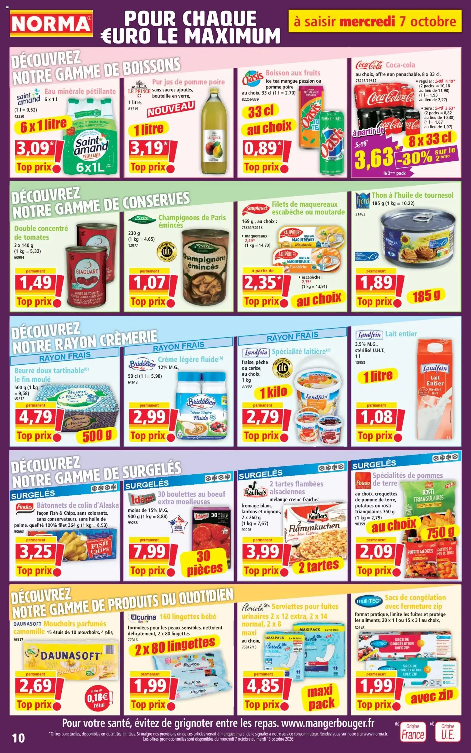 Norma catalogue à partir du 07/10/2026 - promo en ligne du 7 octobre au 13 octobre 2026 - Catalogue page 10