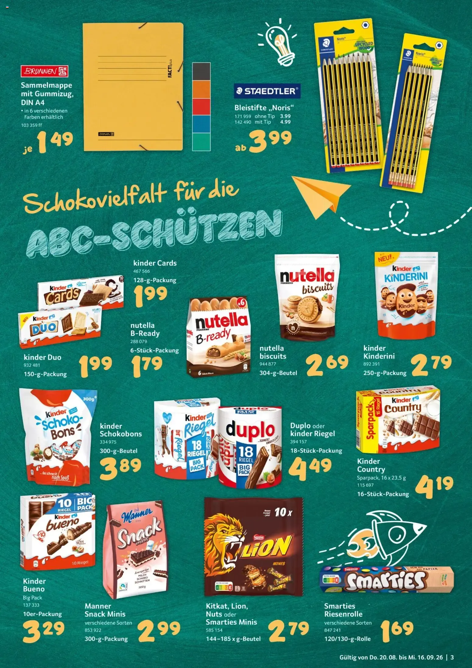 Selgros Schulstart (ab 20.08.2026) zum Blättern von 20. August bis 16. September 2026 - Prospekt seite 3