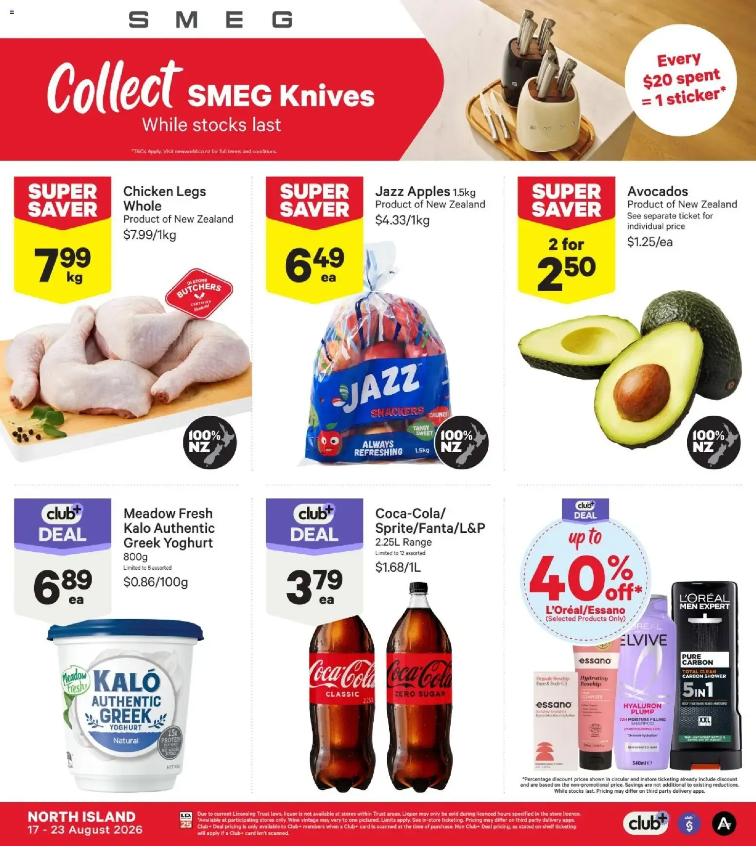 New World new specials valid 17 Aug 2026 - 23 Aug 2026 from 17 August to 23 August 2026 - Catalogue Page 1